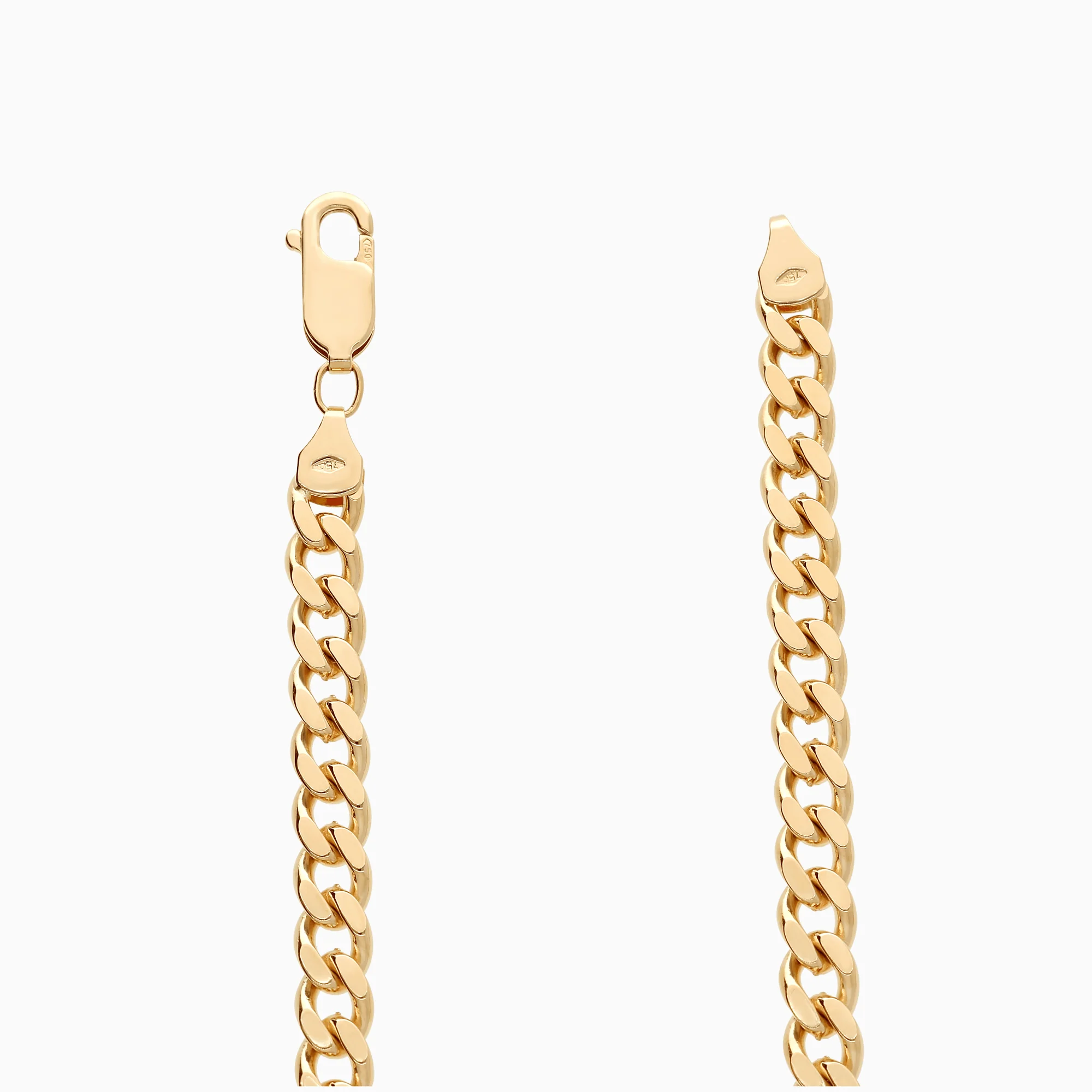 Curb bracelet 19.05g 18K gold - Image 2