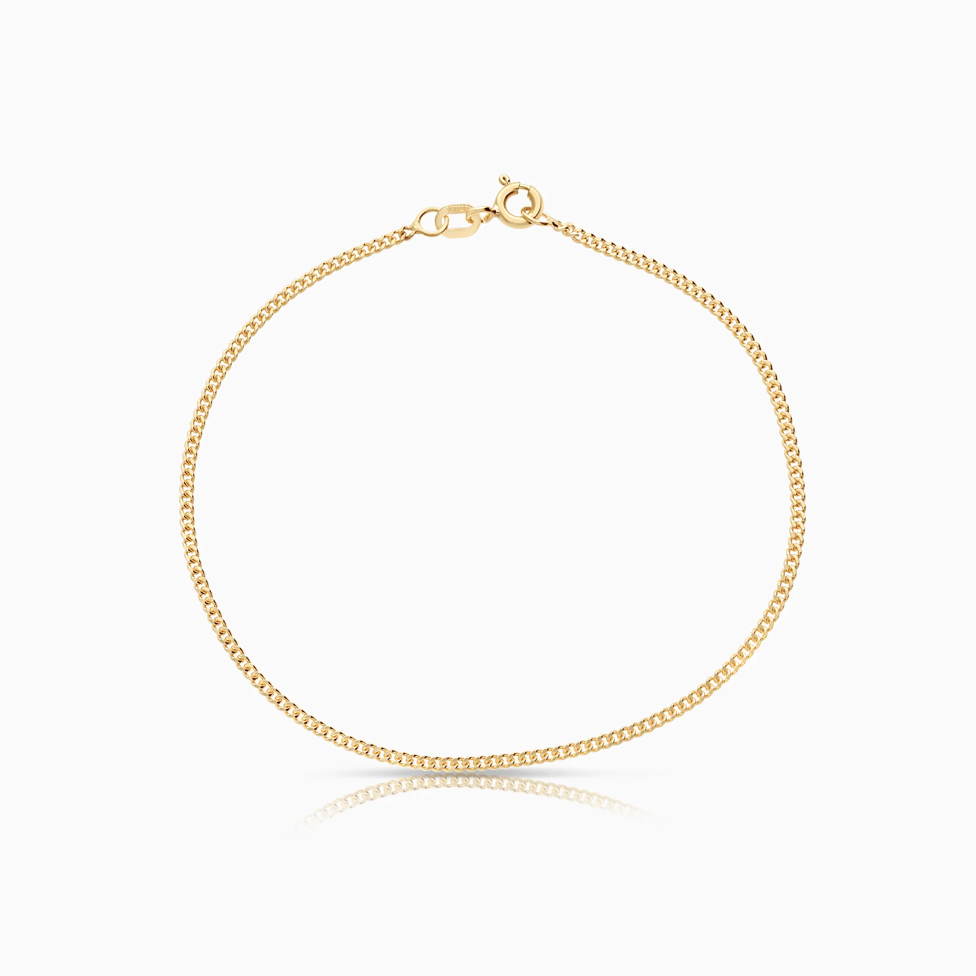 Curb bracelet 1.95g 18K gold