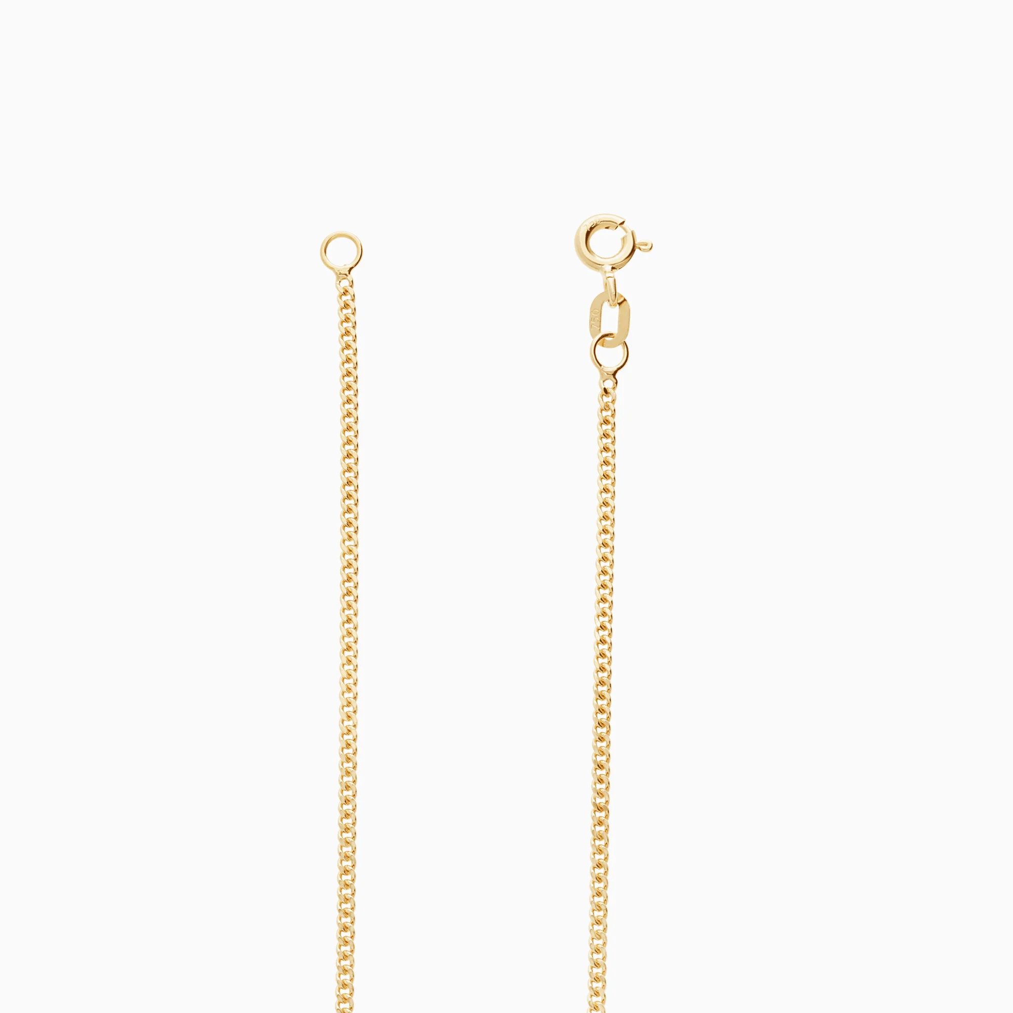 Curb bracelet 1.95g 18K gold - Image 2