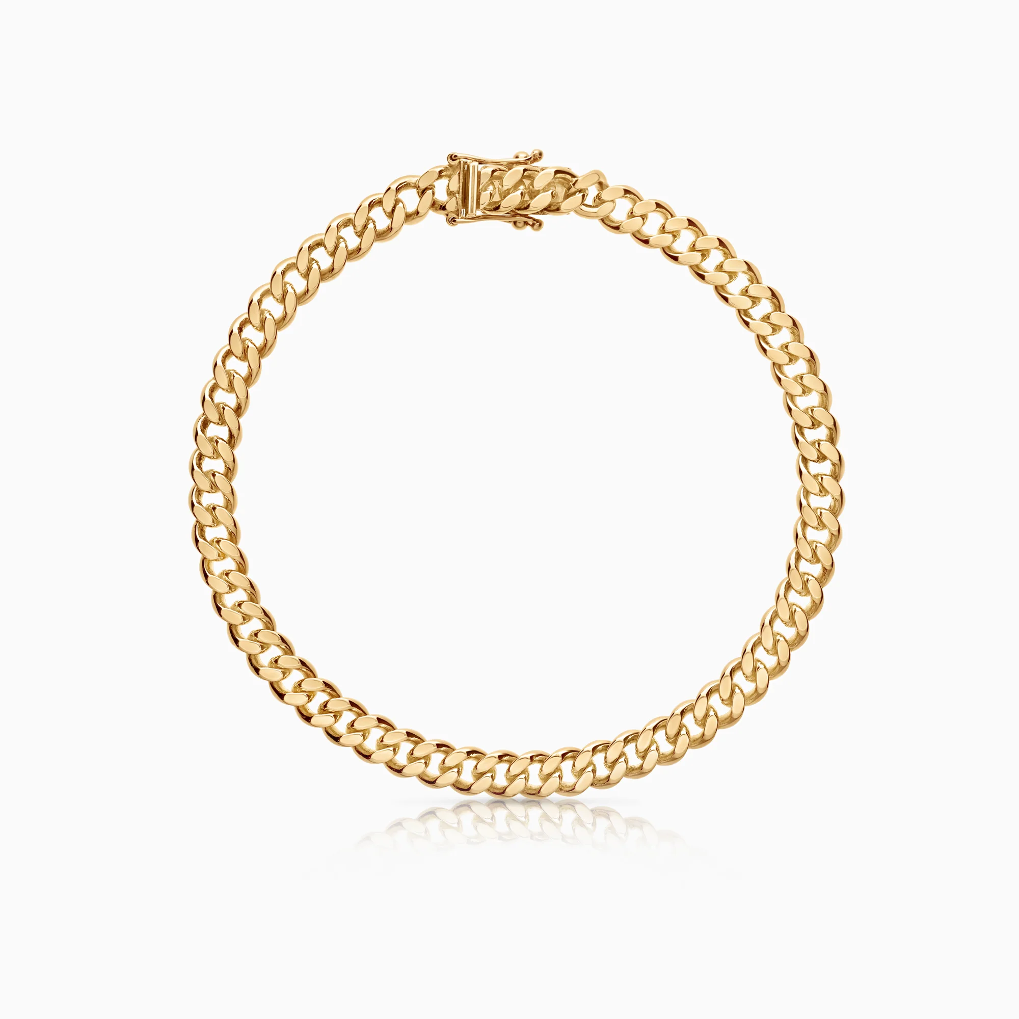 Curb bracelet 21.03g 18K gold