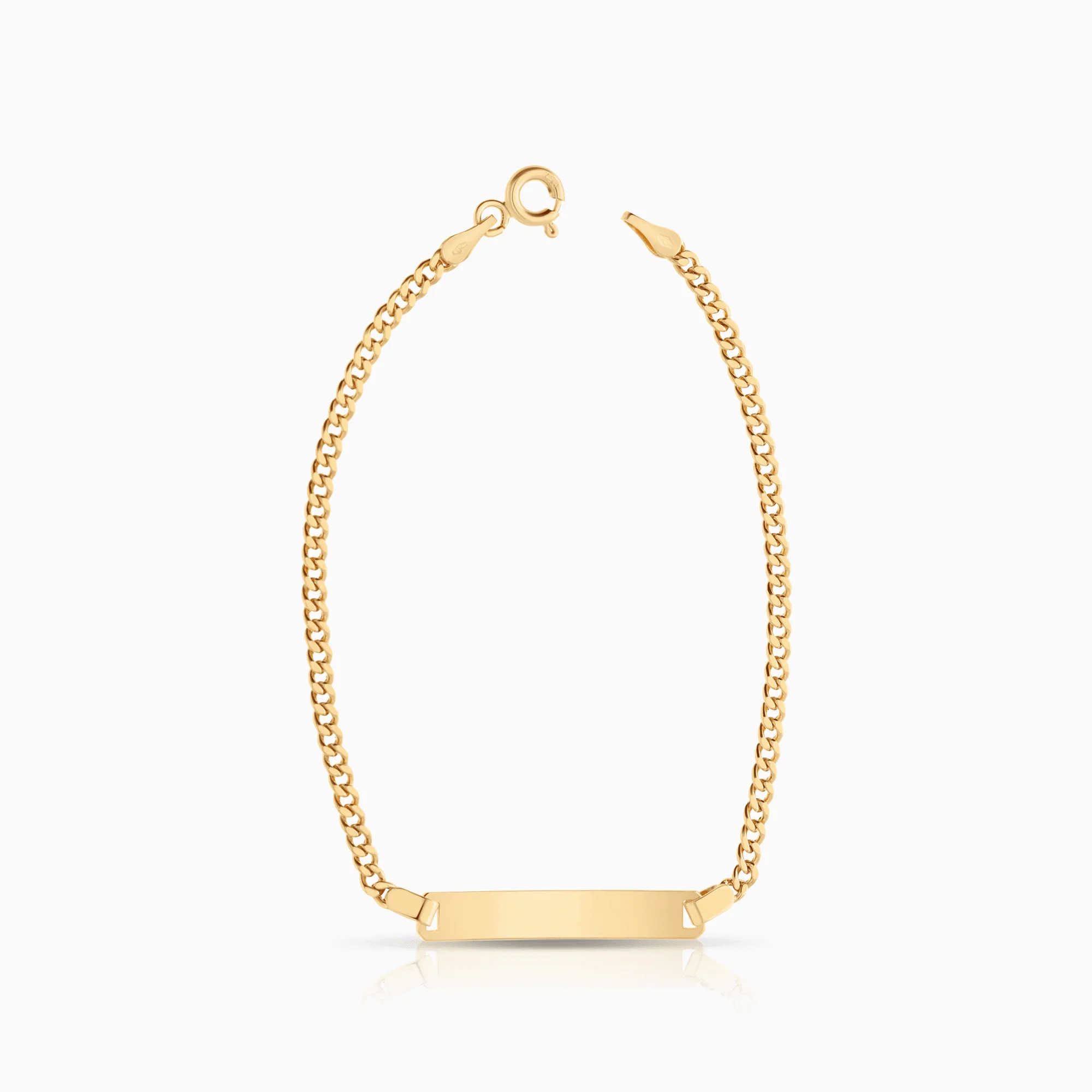 Curb bracelet 2.17g 18K gold - Image 2