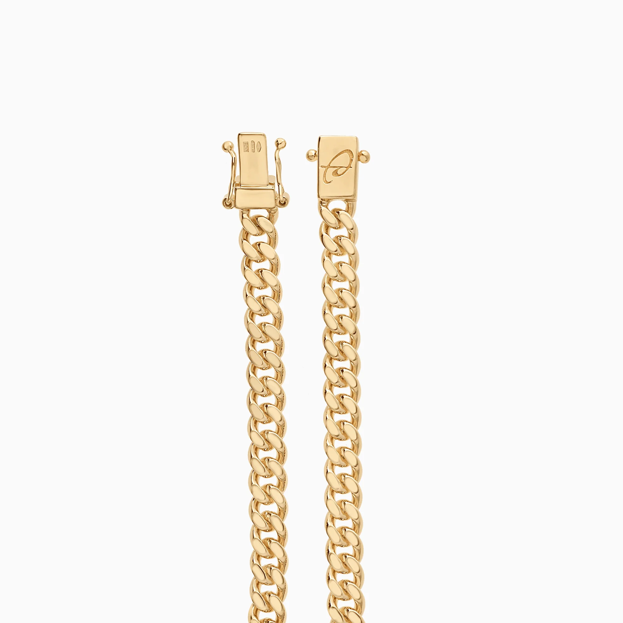 Curb bracelet 23.25g 18K gold - Image 2