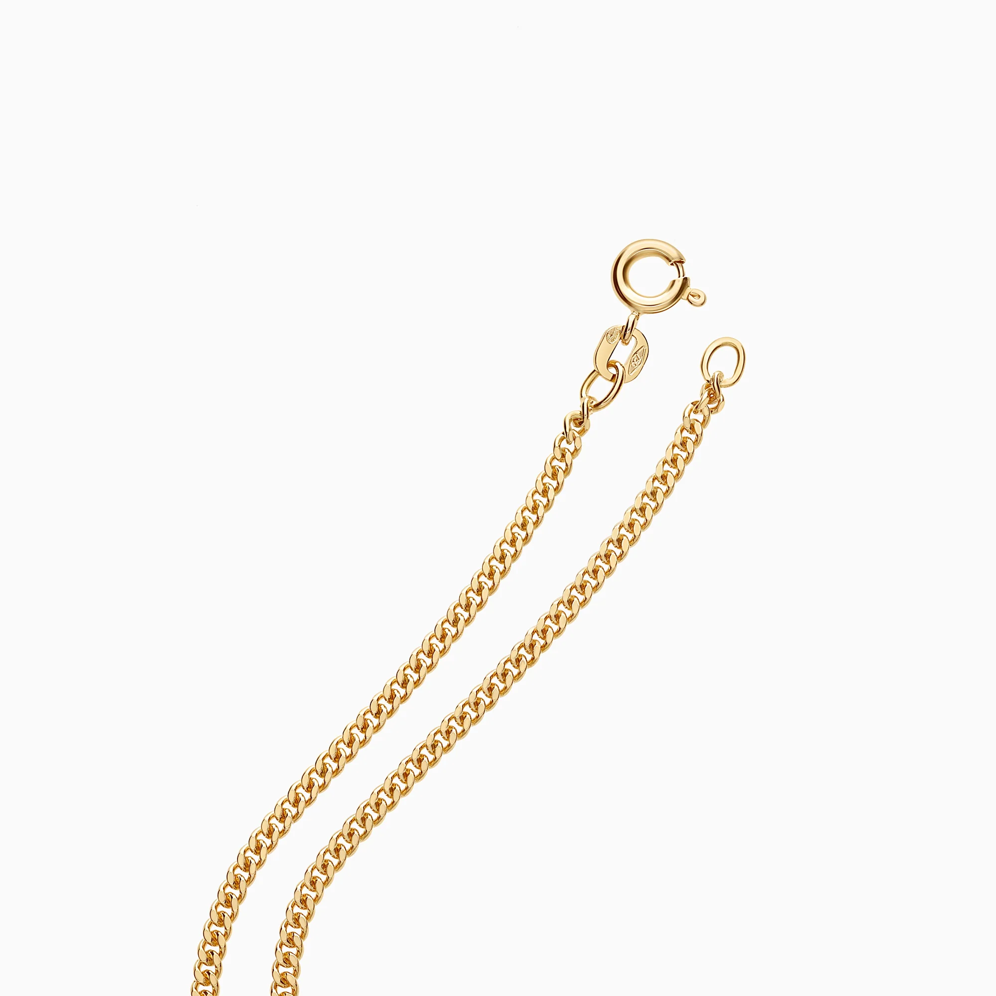 Curb Bracelet 2.56g 18K Gold - Image 2