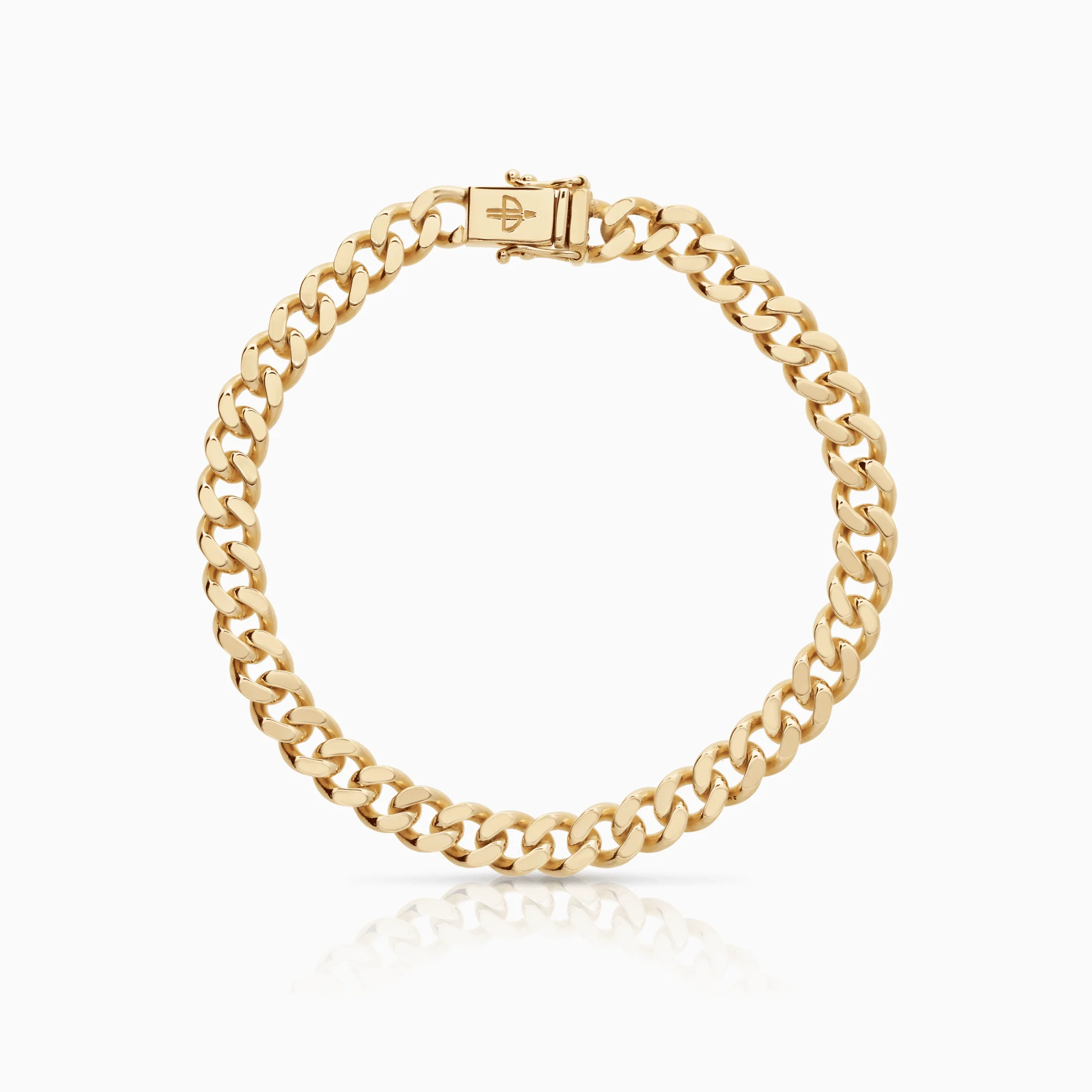 Curb bracelet 26.41g 18K gold