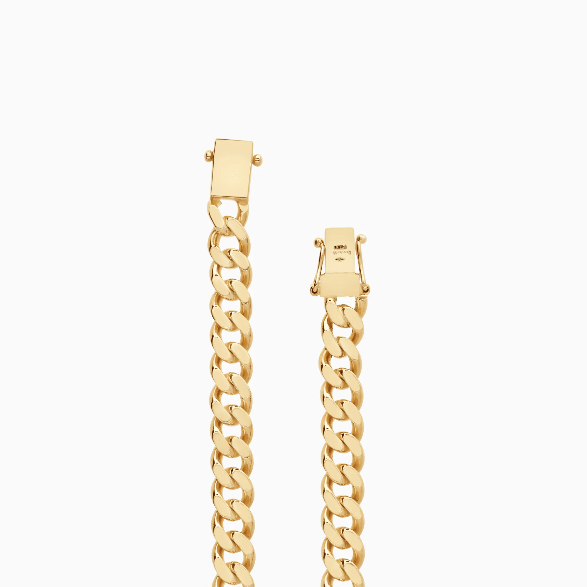 Curb bracelet 26.41g 18K gold - Image 2