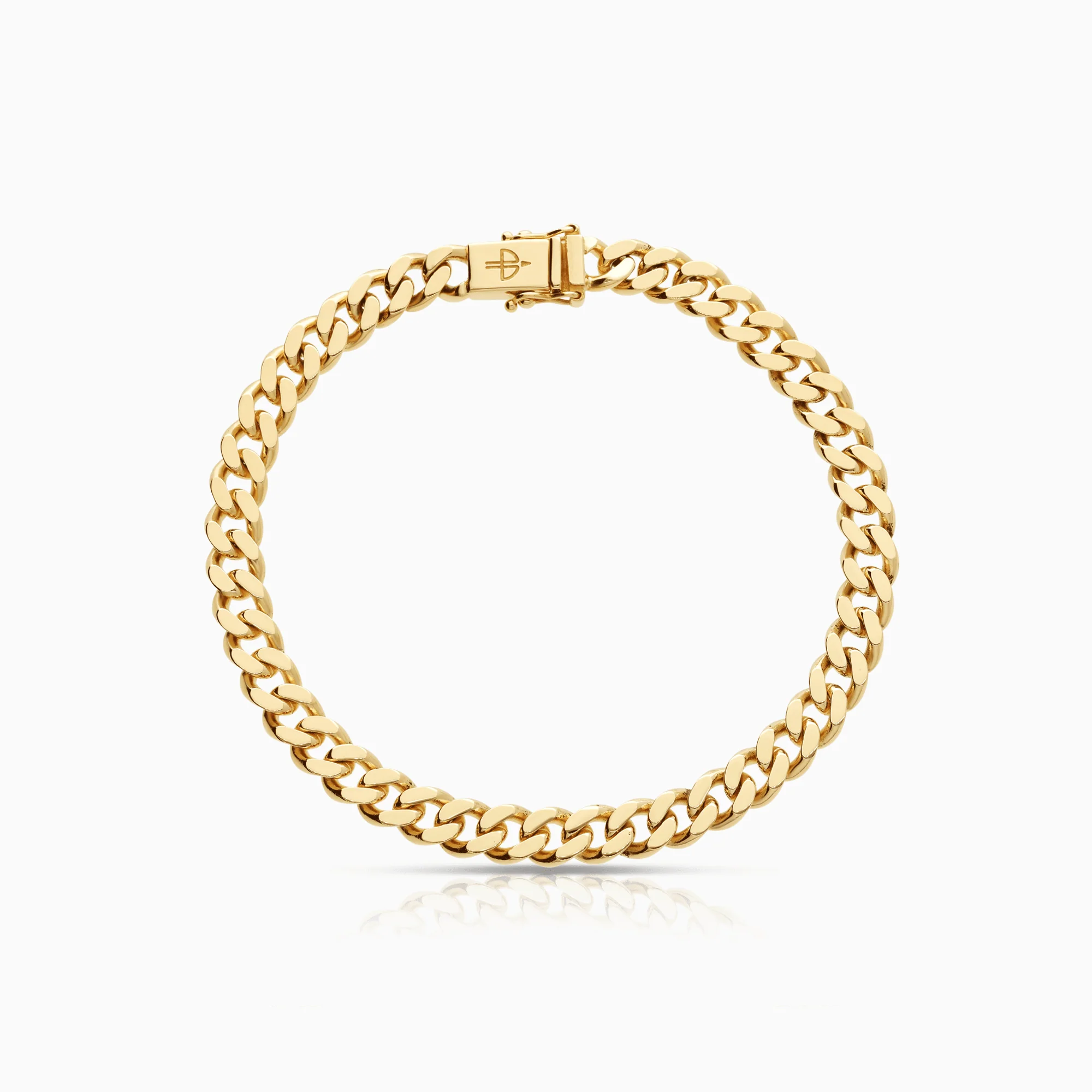 Curb bracelet 27.32g 18K gold