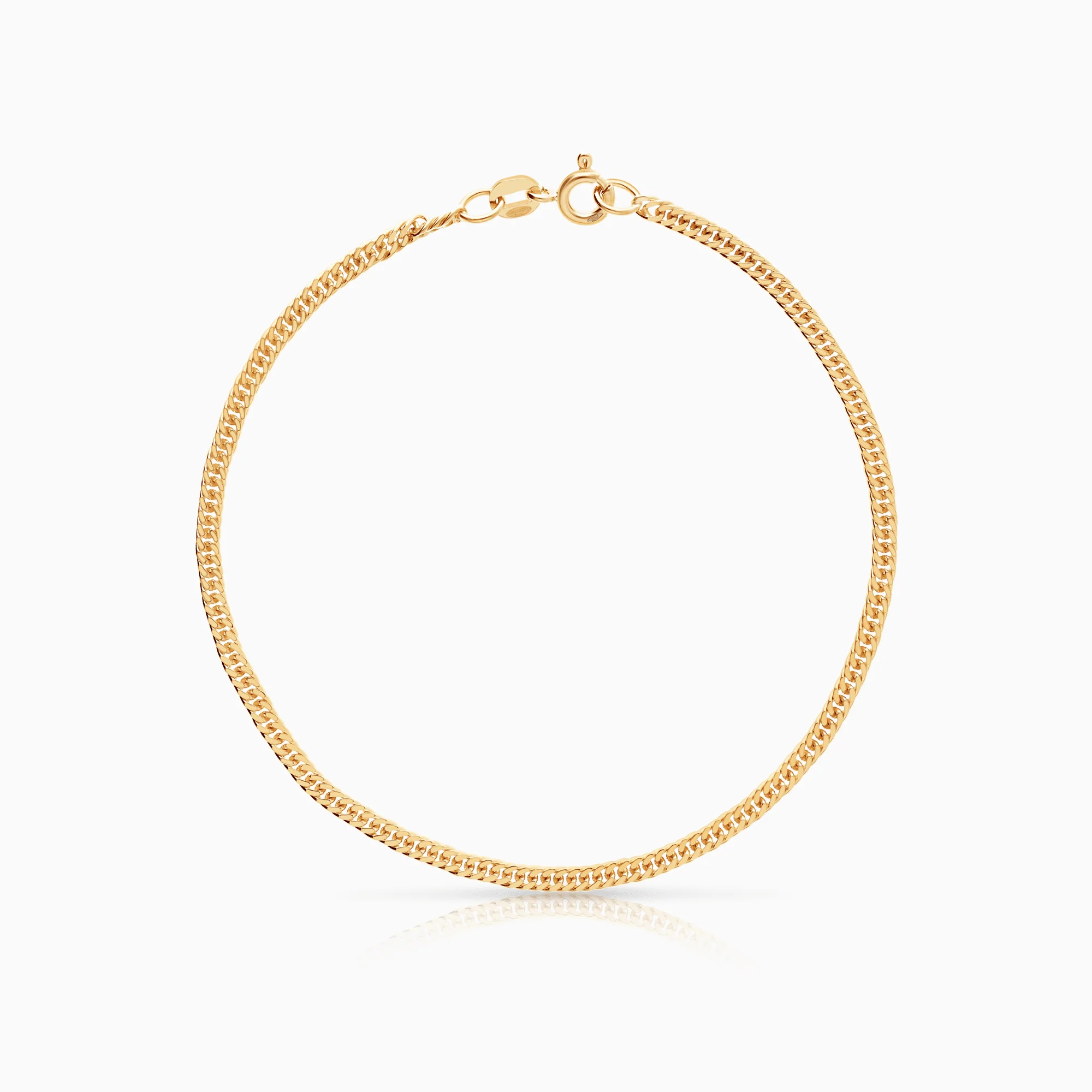 Curb bracelet 3.02g 18K gold