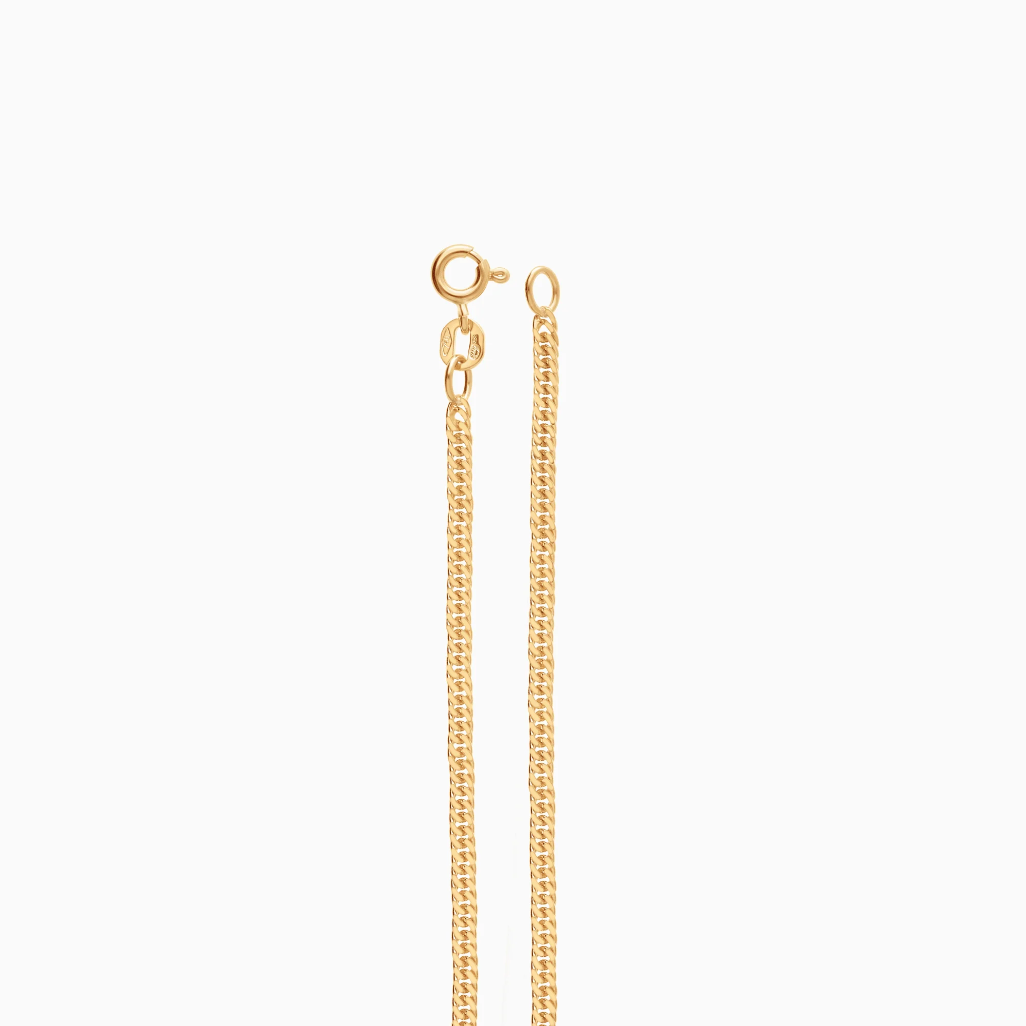 Curb bracelet 3.02g 18K gold - Image 2