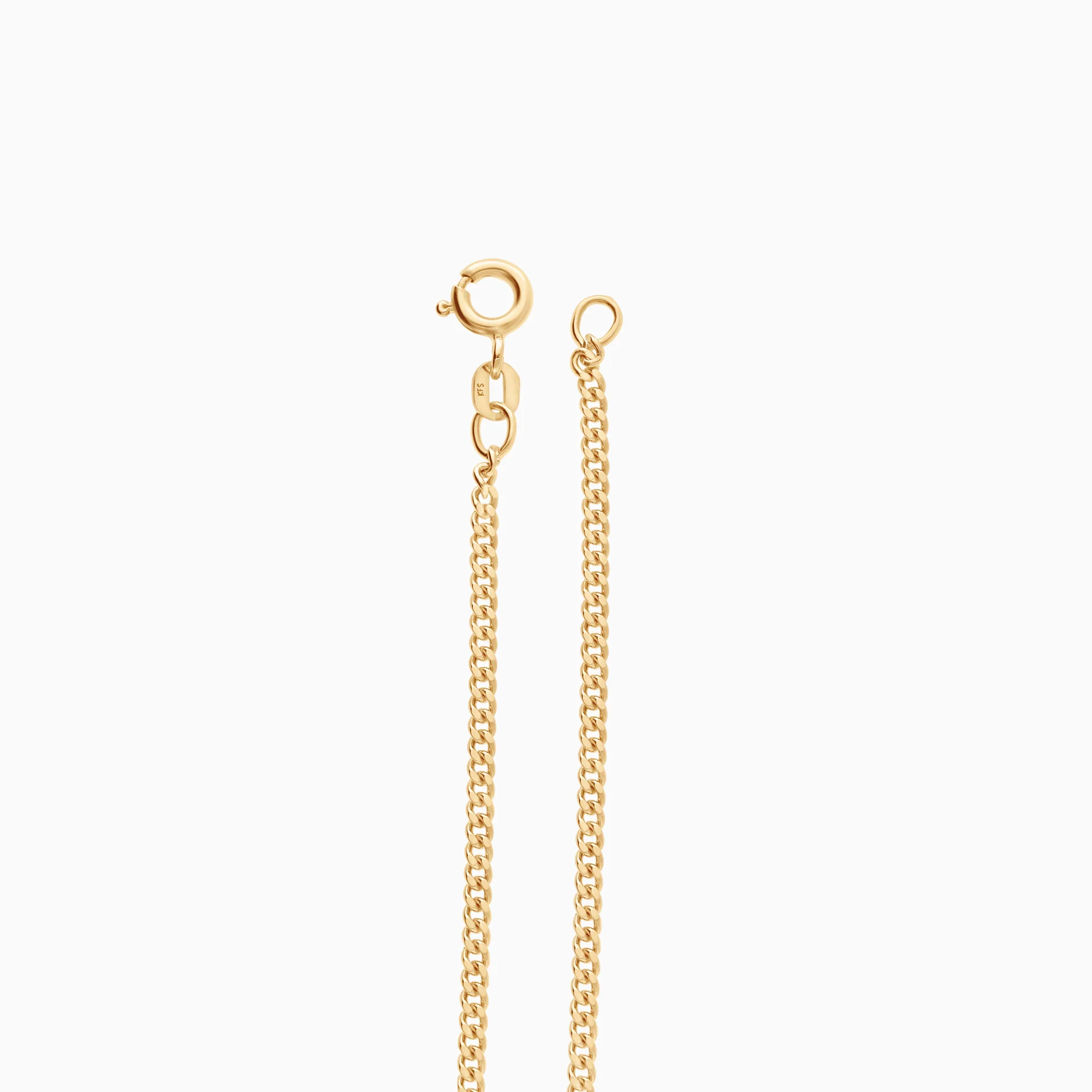 Curb bracelet 3.39g 18K gold - Image 2
