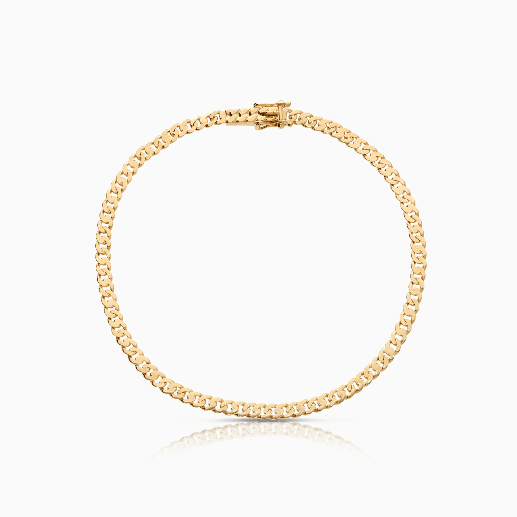 Curb bracelet 4.73g 18K gold
