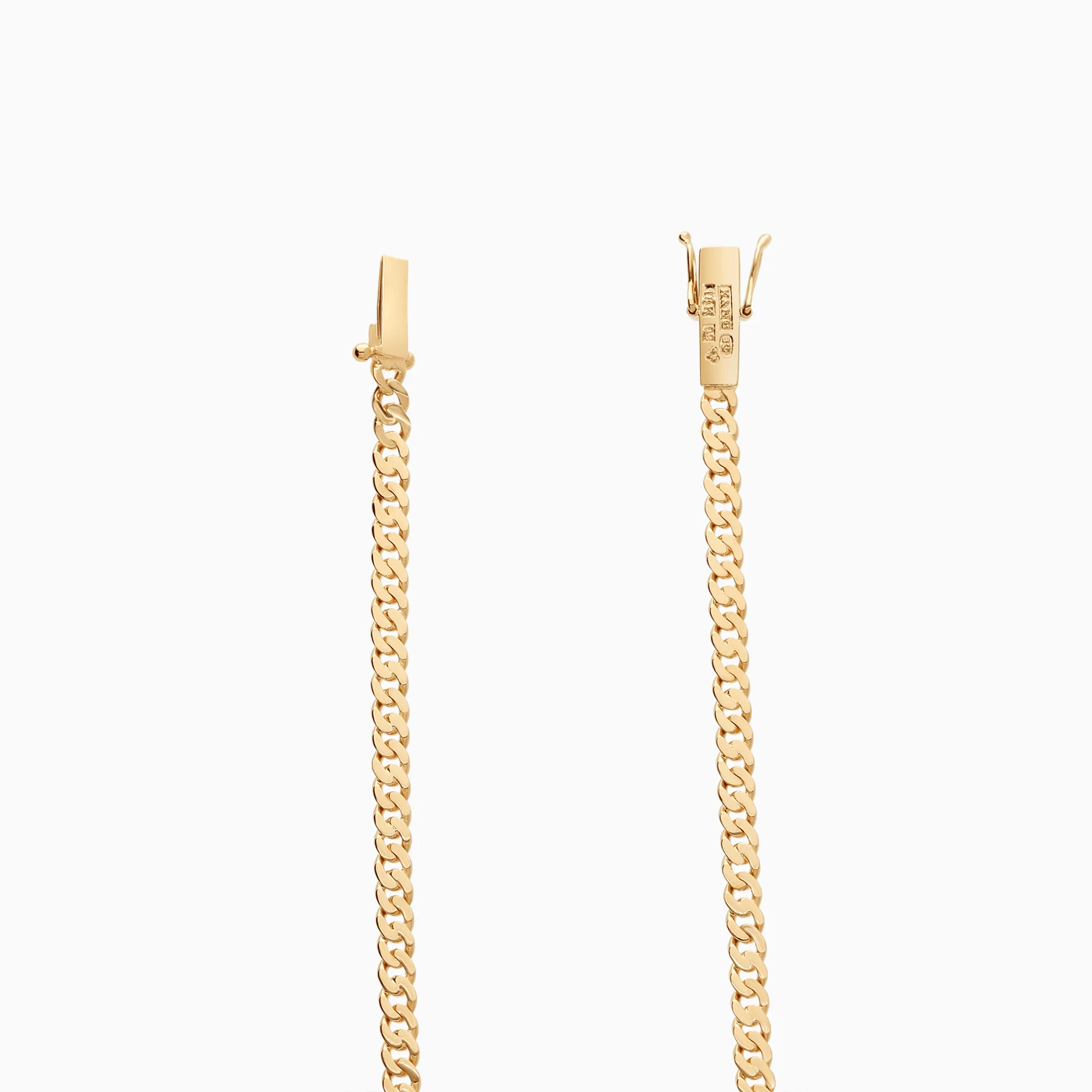 Curb bracelet 4.73g 18K gold - Image 2