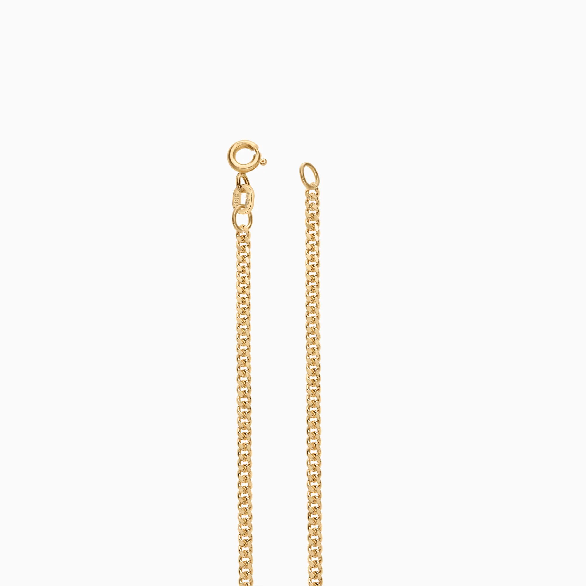 Curb bracelet 4.0g 18K gold - Image 2