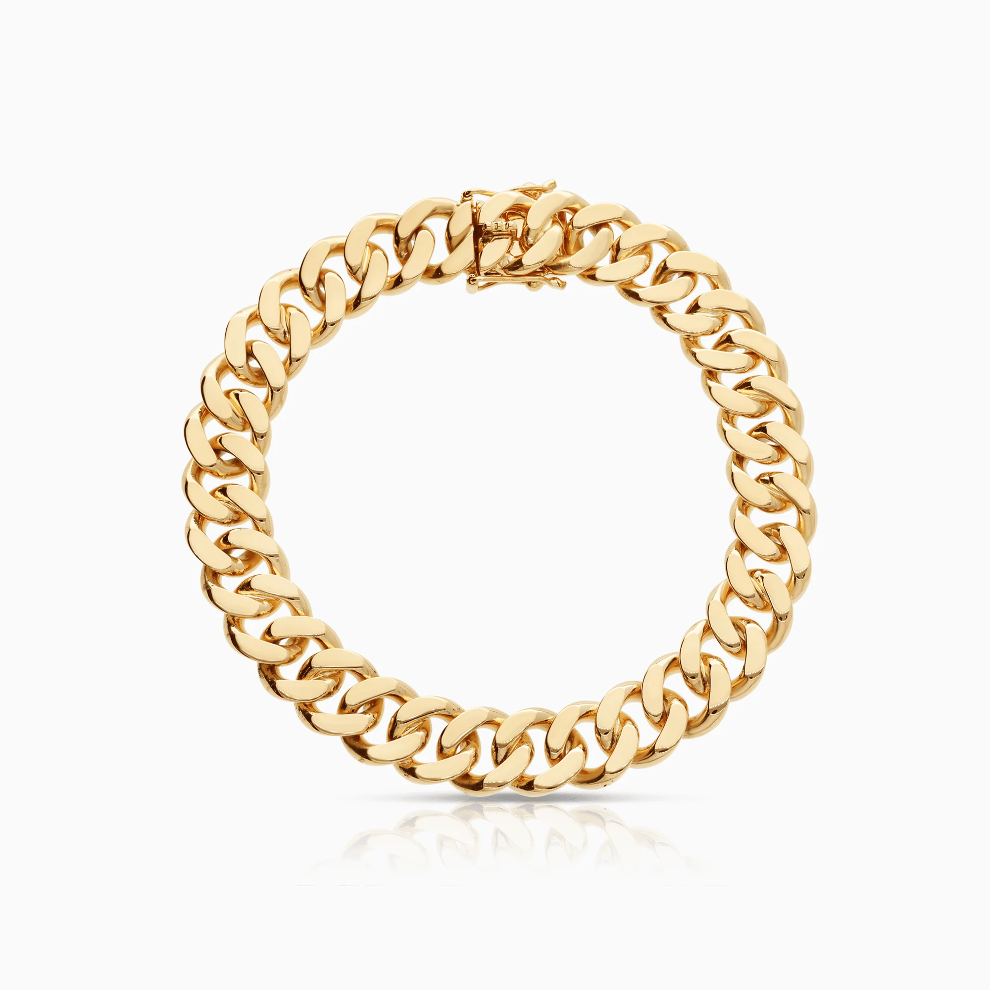 Curb bracelet 51.35g 18K gold