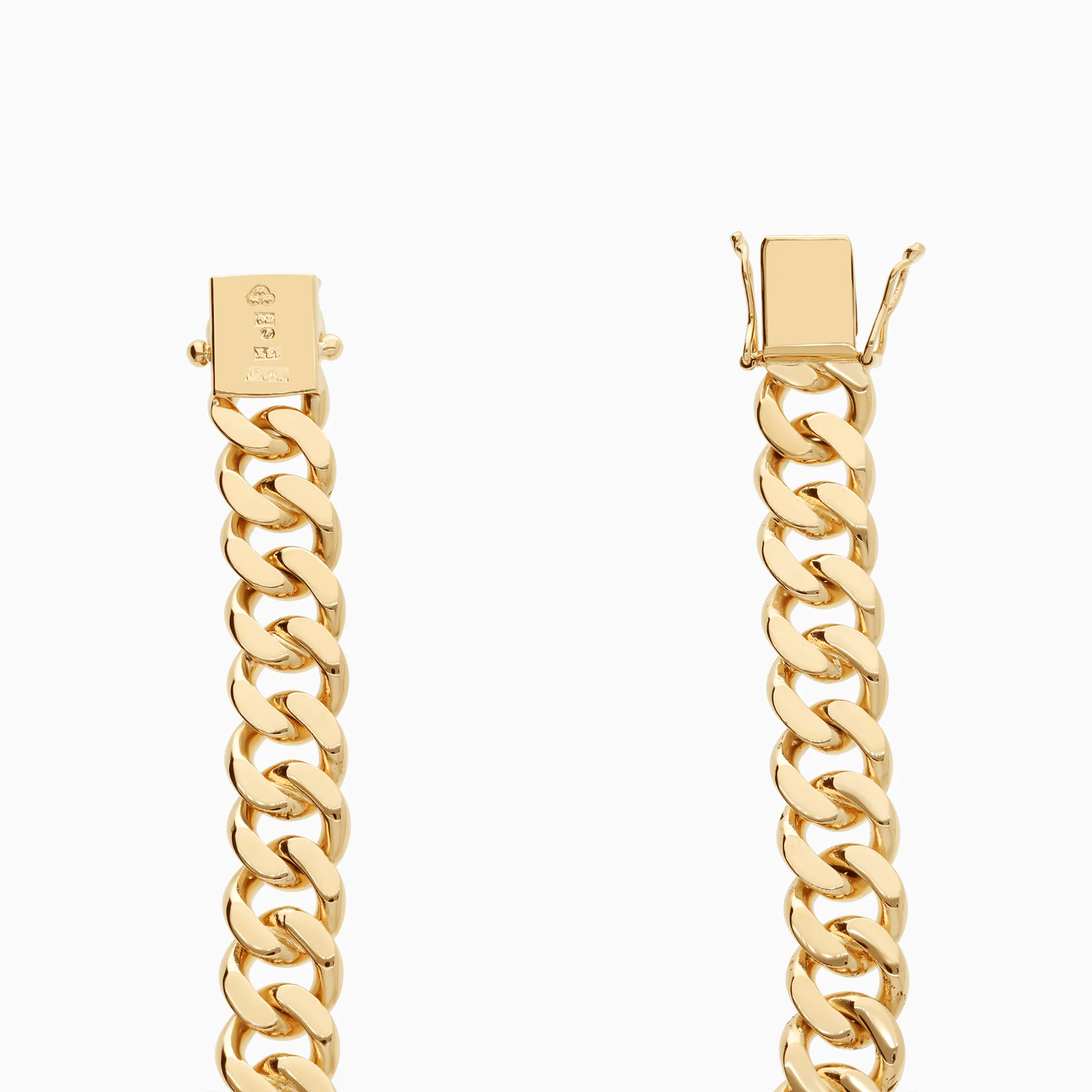 Curb bracelet 51.35g 18K gold - Image 2