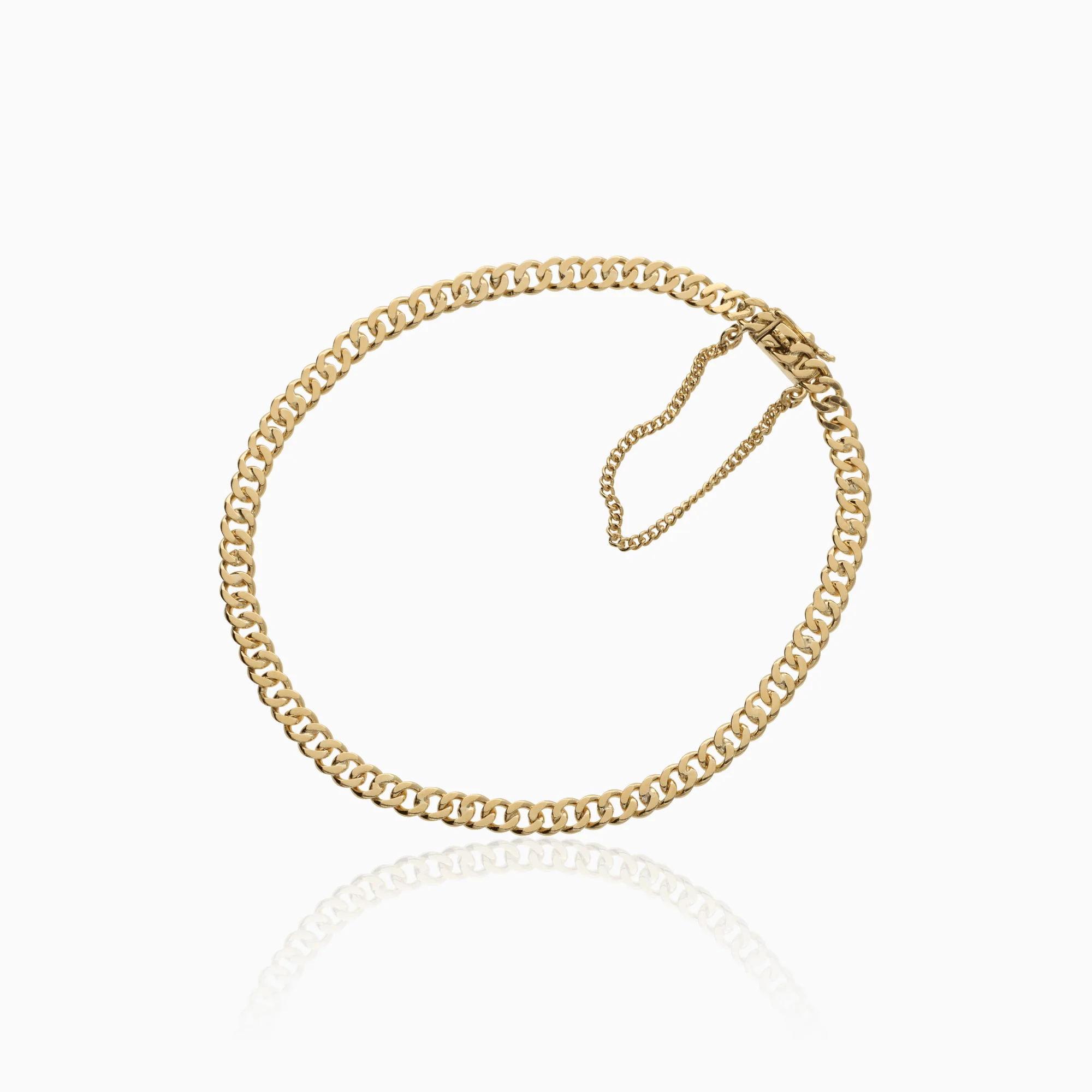 Curb Bracelet 6.15g 18K Gold