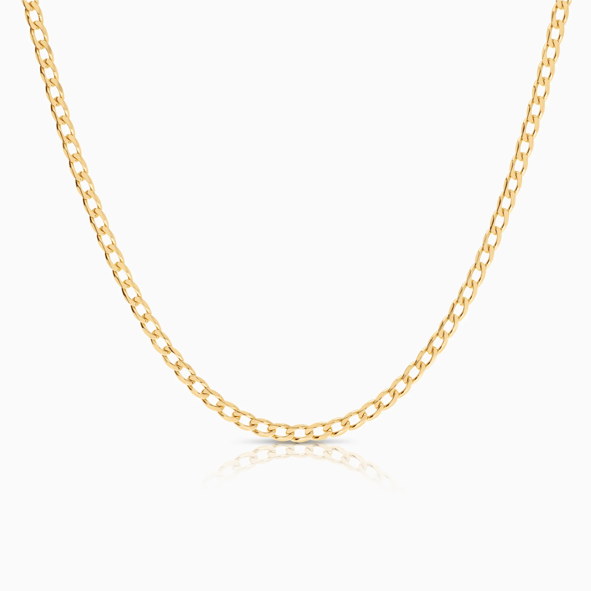 Curb necklace 8.11g 18K gold