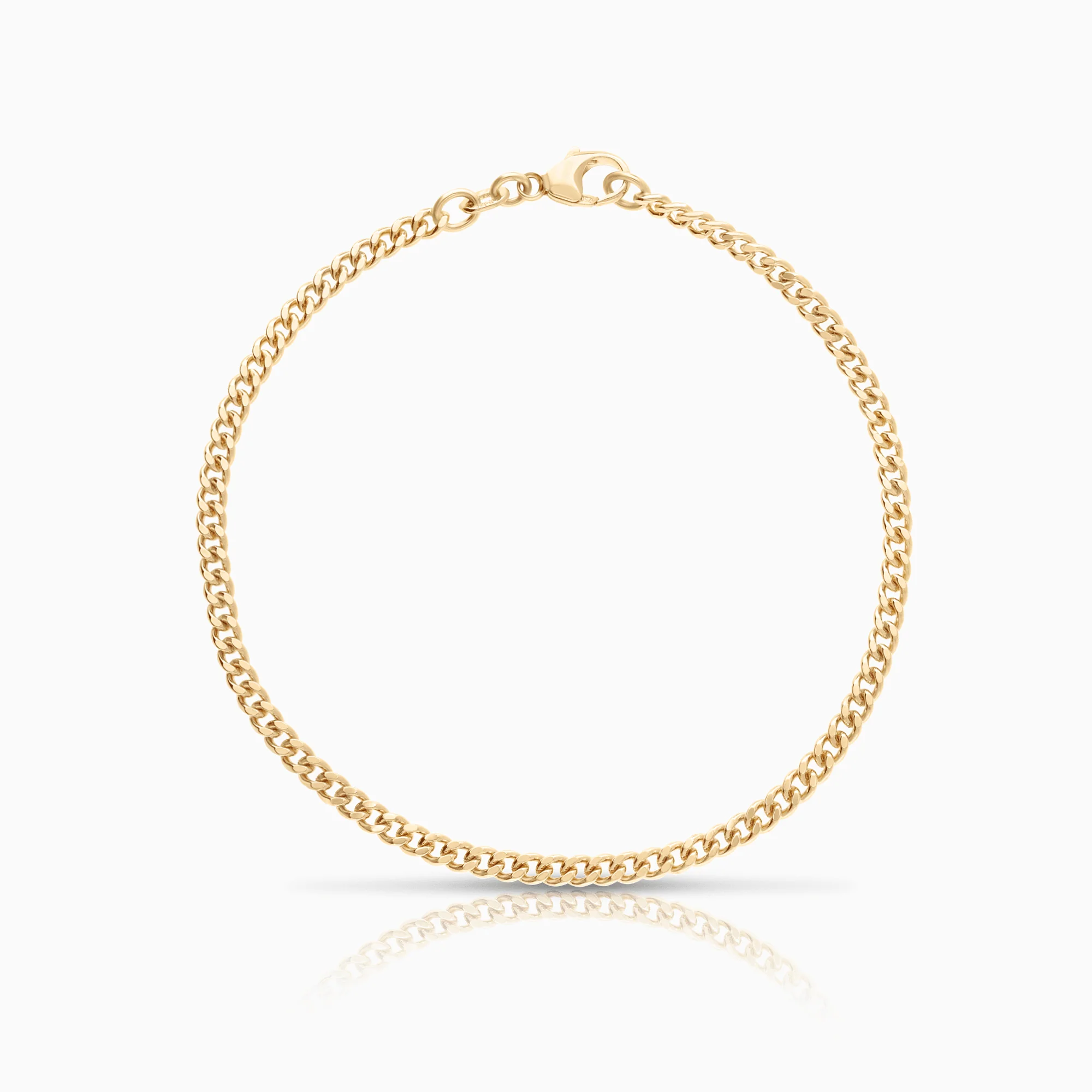 Curb bracelet 8.42g 18K gold