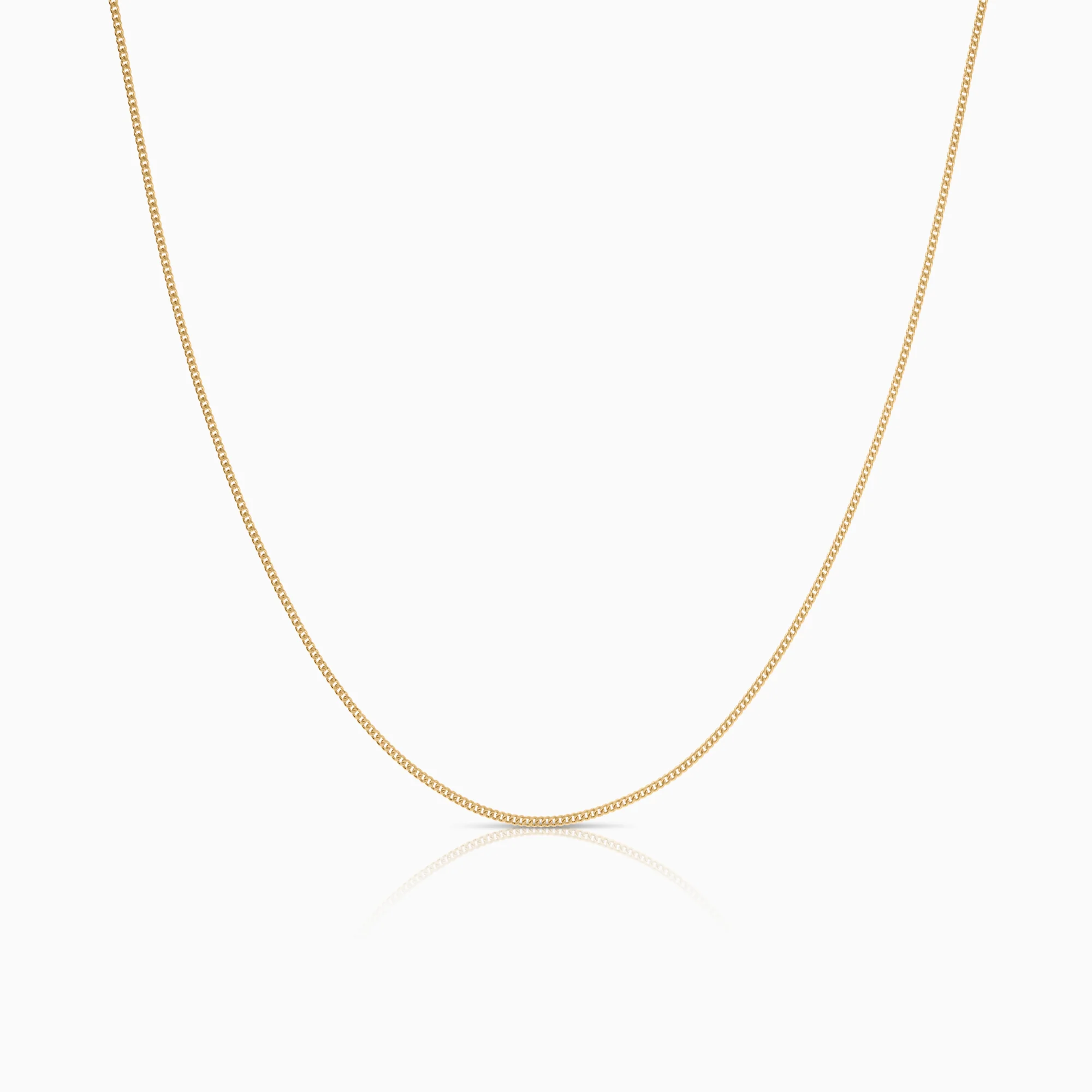 Curb necklace 1.63g 18K gold