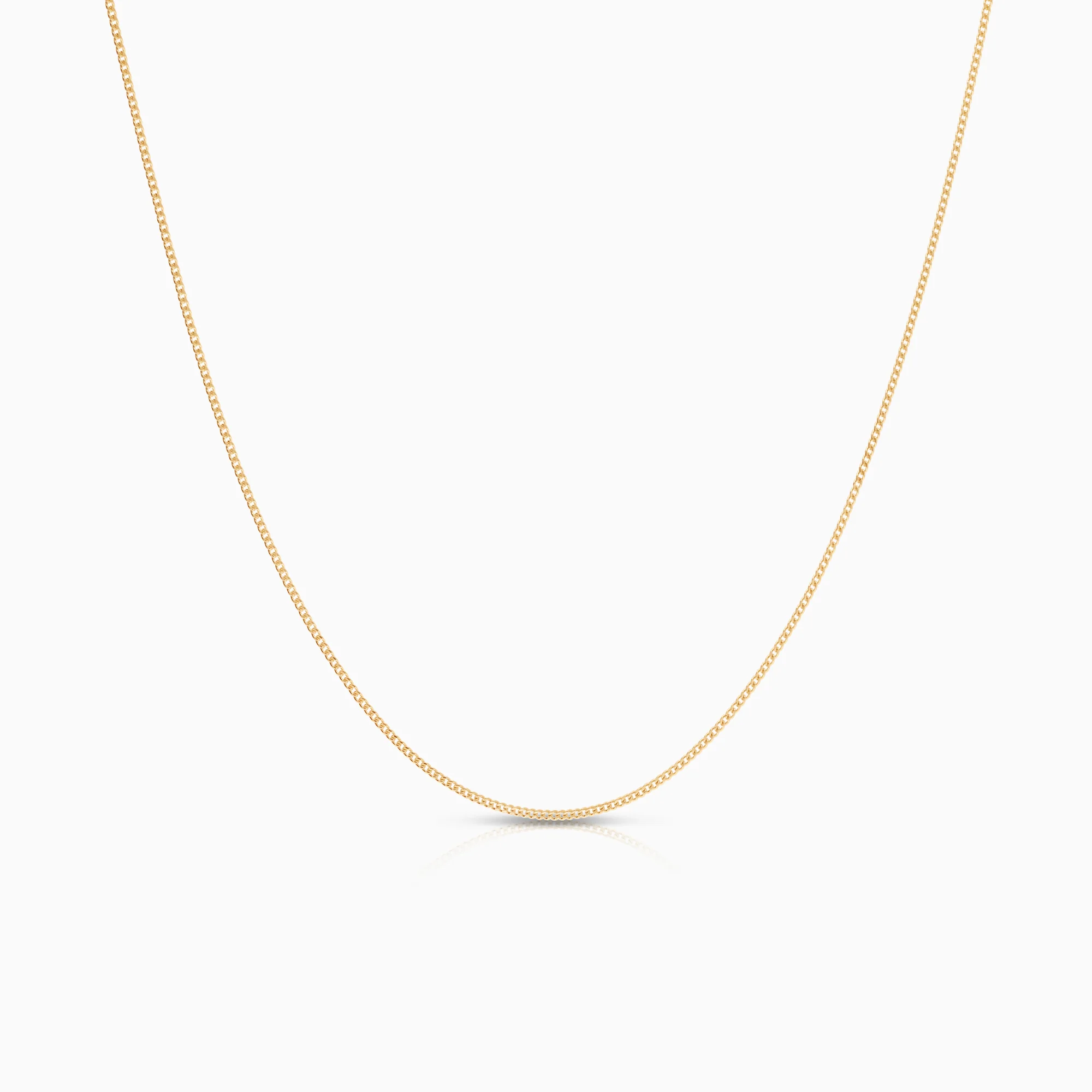 Curb necklace 1.63g 18K gold