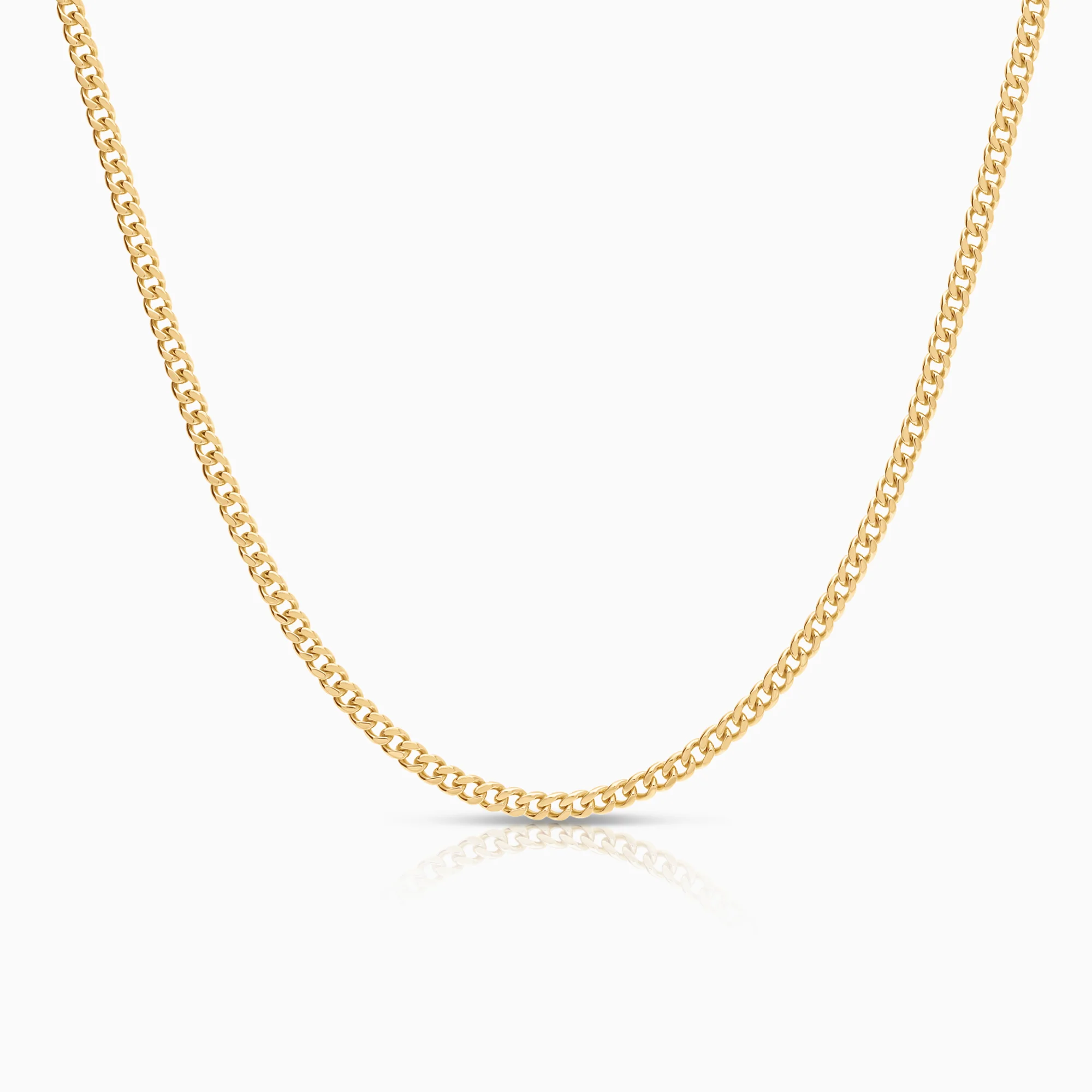 Curb necklace 10.79g 18K gold