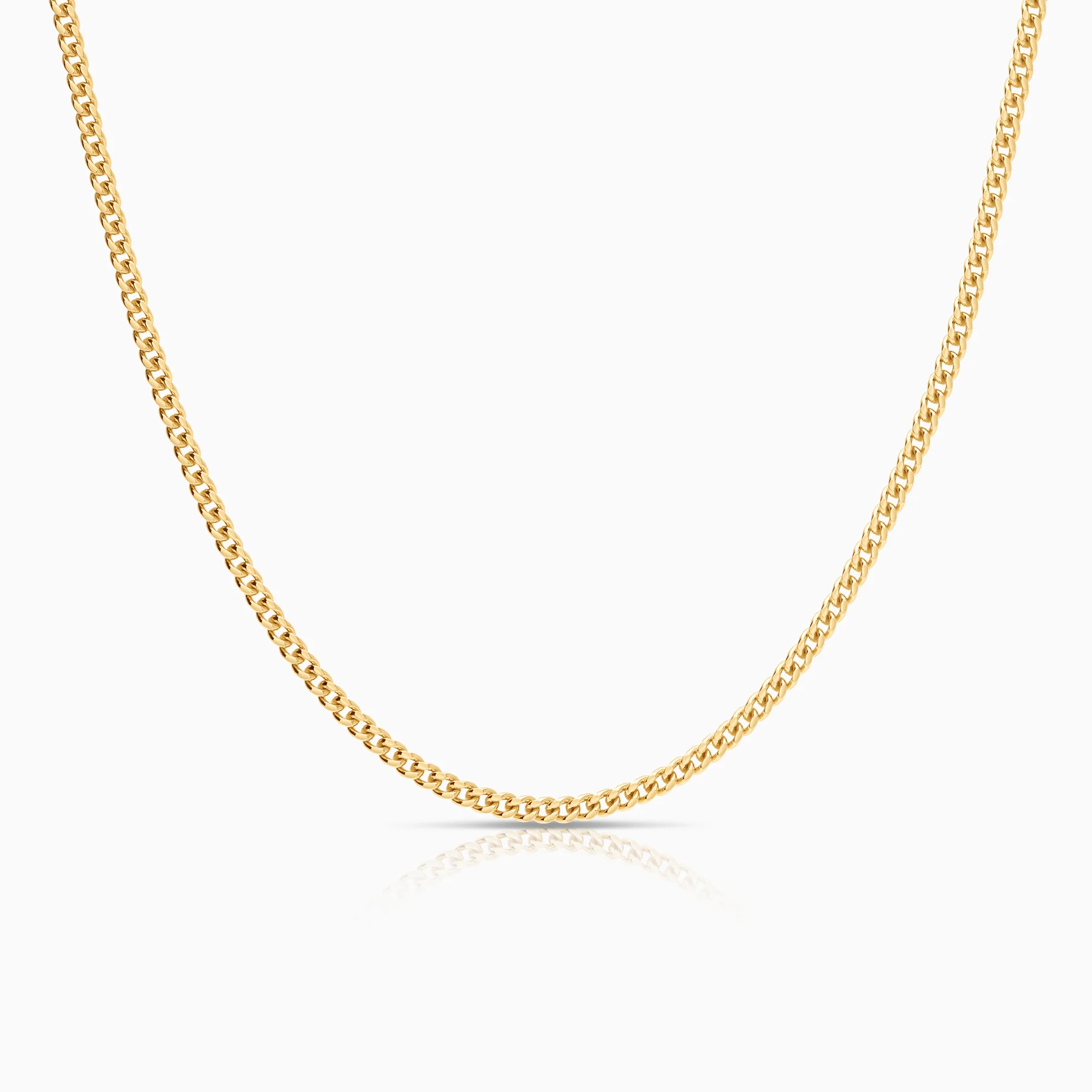 Curb necklace 11.08g 18K gold