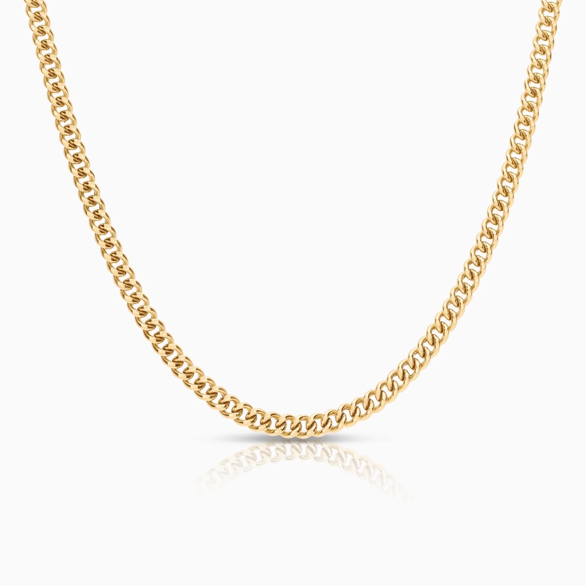 Curb necklace 11.44g 18K gold