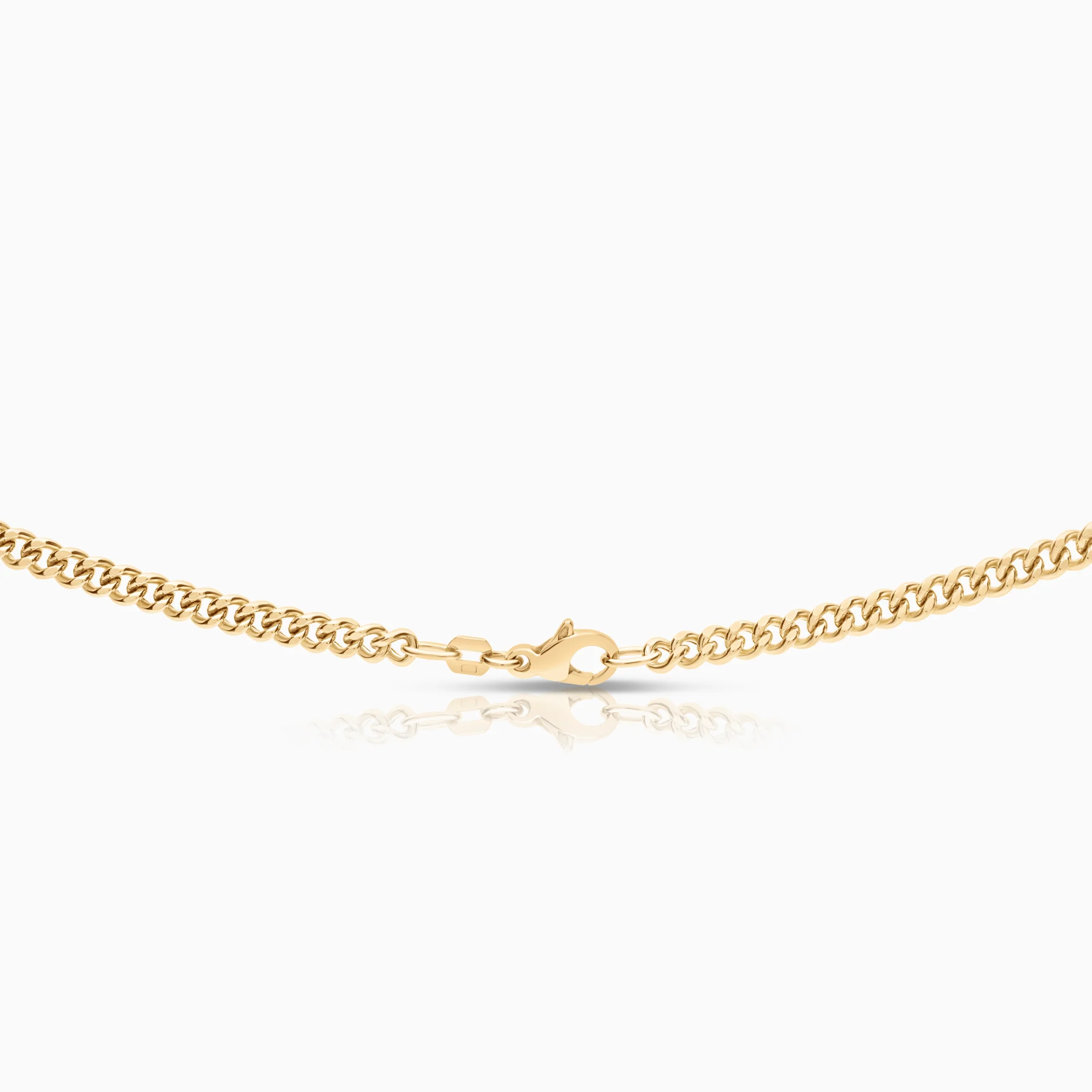 Curb necklace 11.44g 18K gold - Image 2