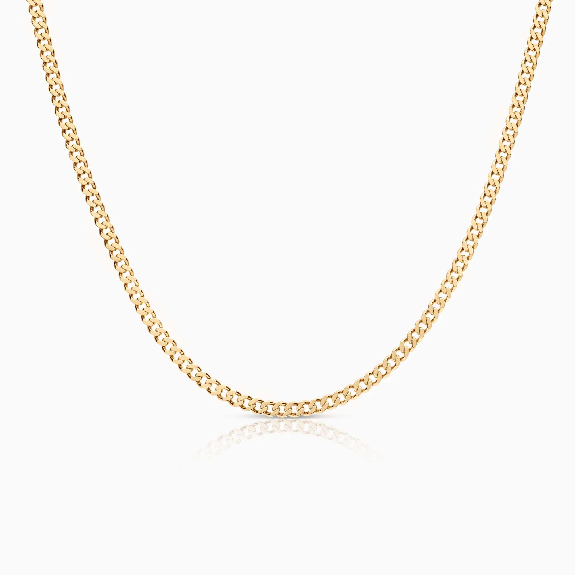 Curb necklace 11.50g 18K gold