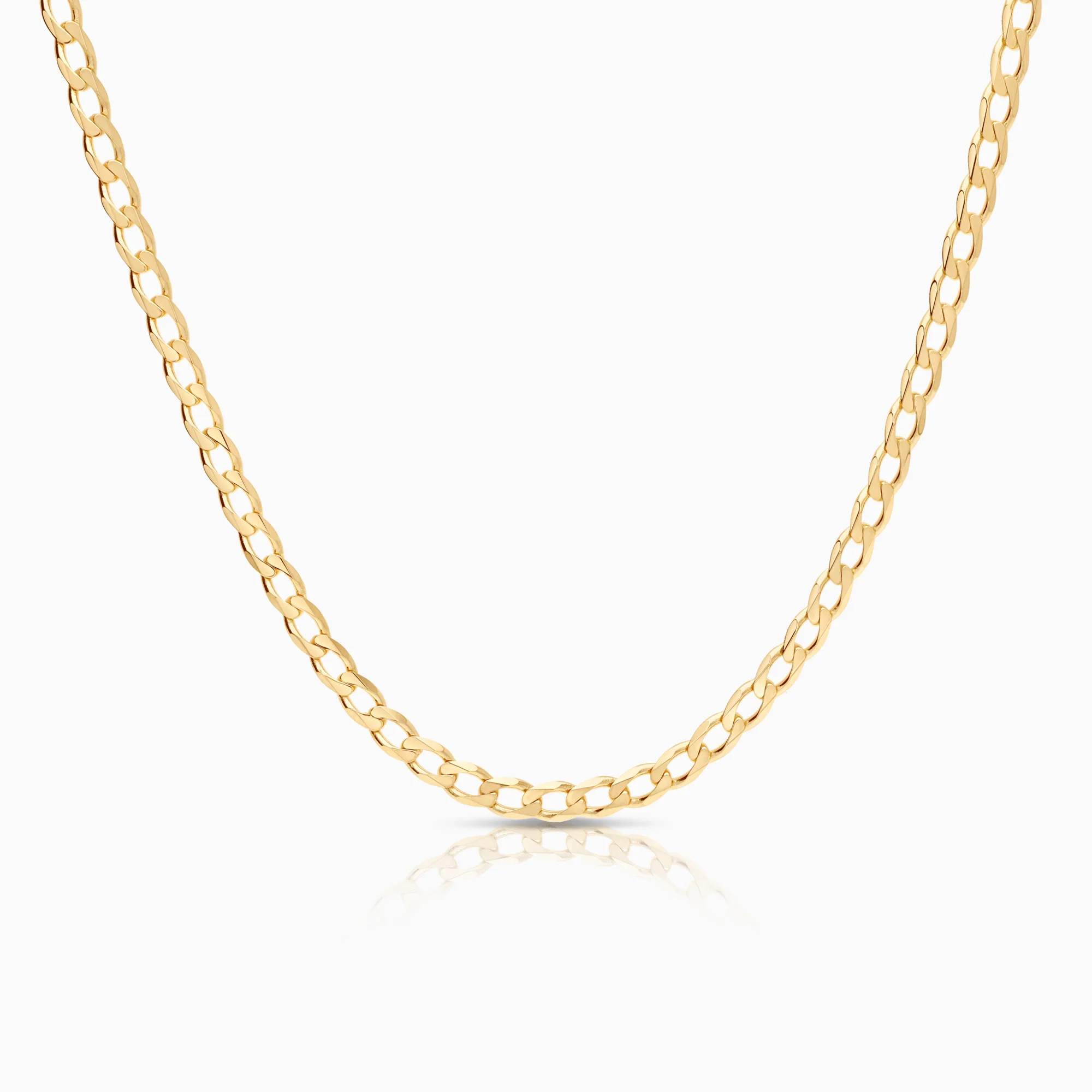 Curb necklace 12.14g 18K gold