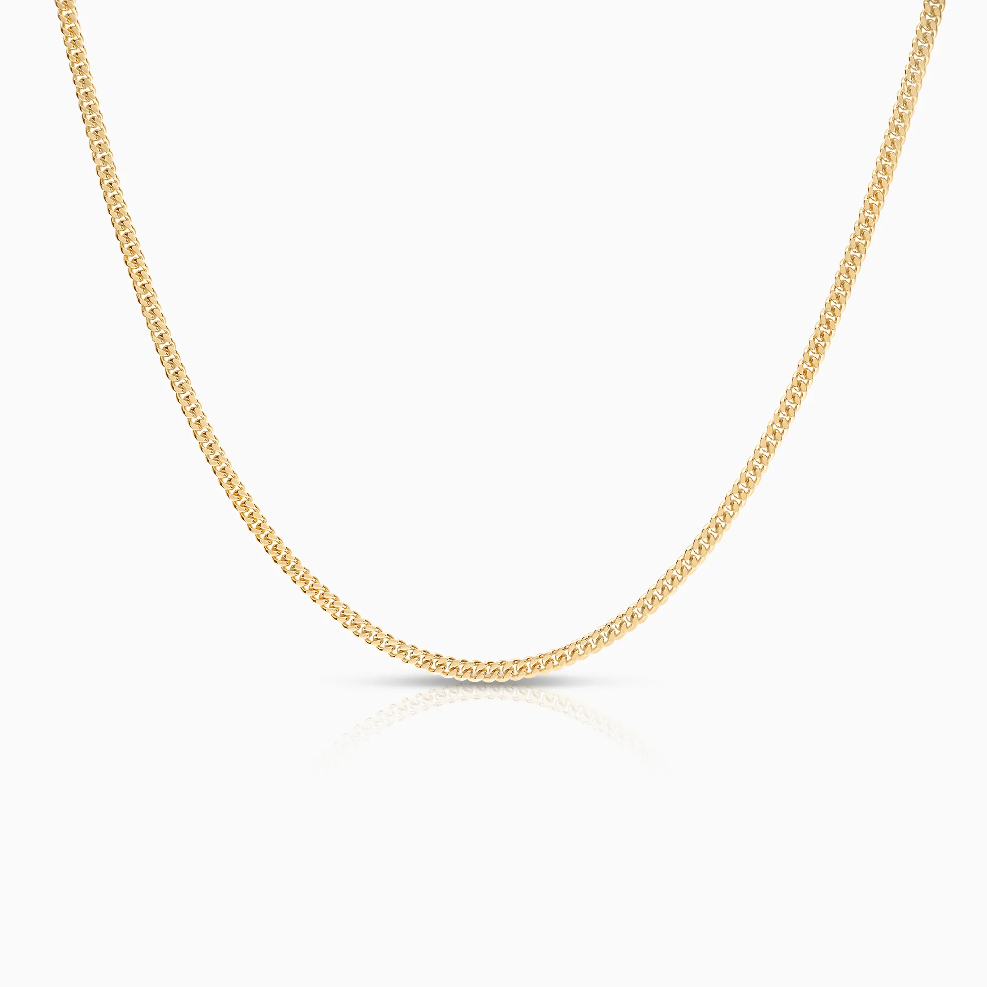 Curb necklace 12.55g 18K gold