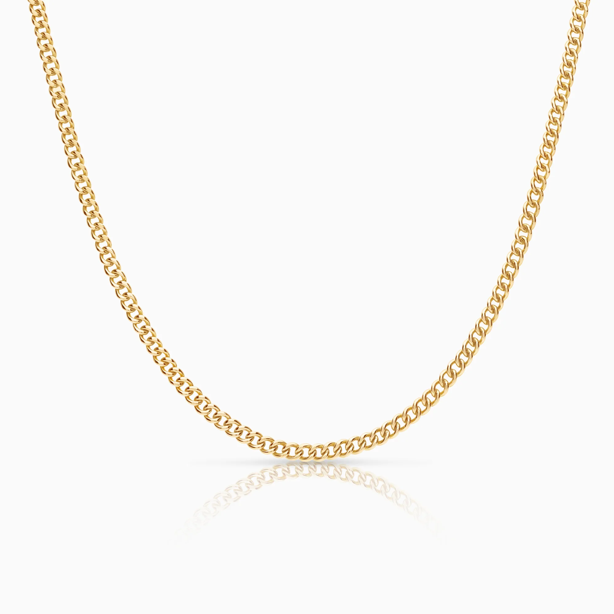 Curb necklace 13.06g 18K gold