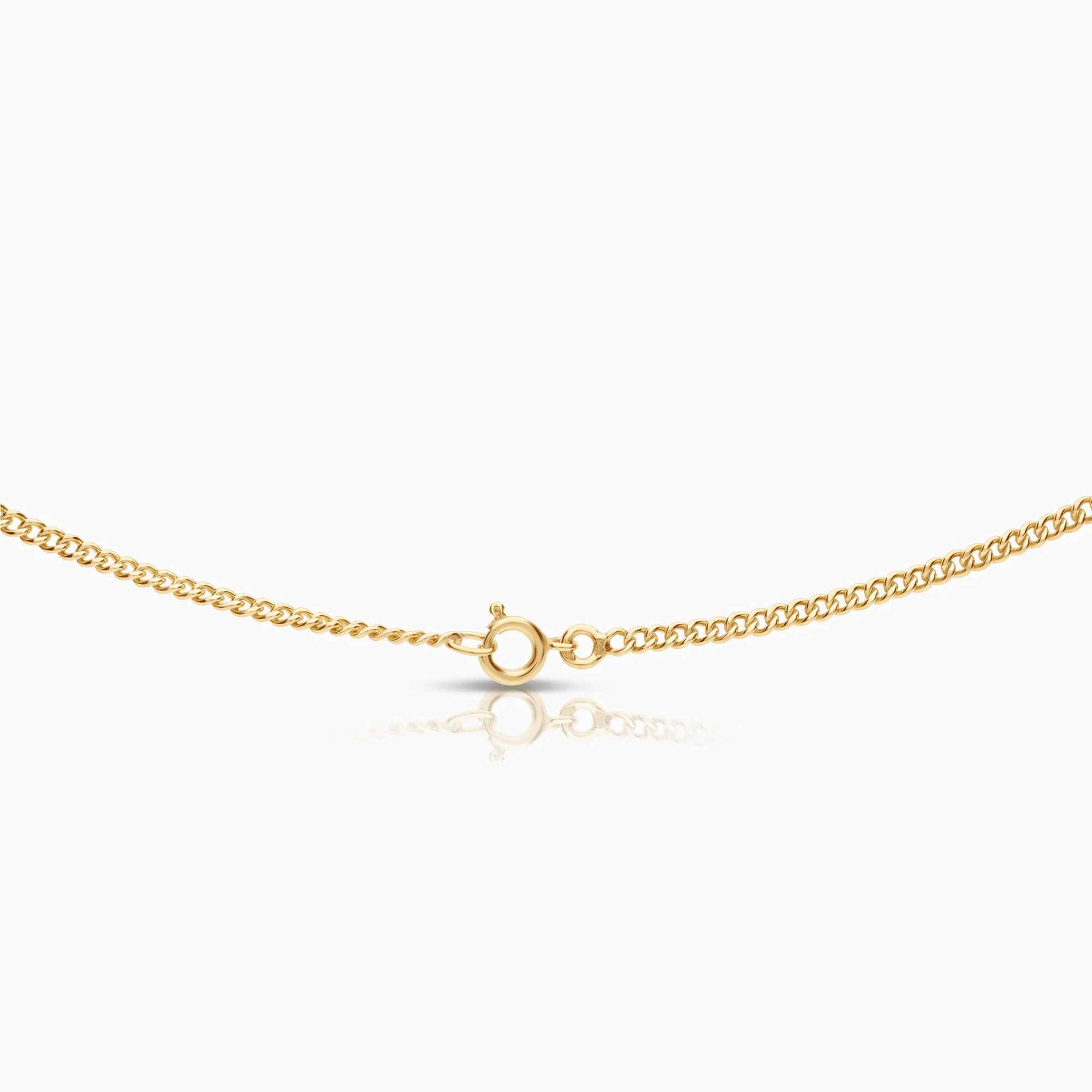 Curb necklace 13.06g 18K gold - Image 2