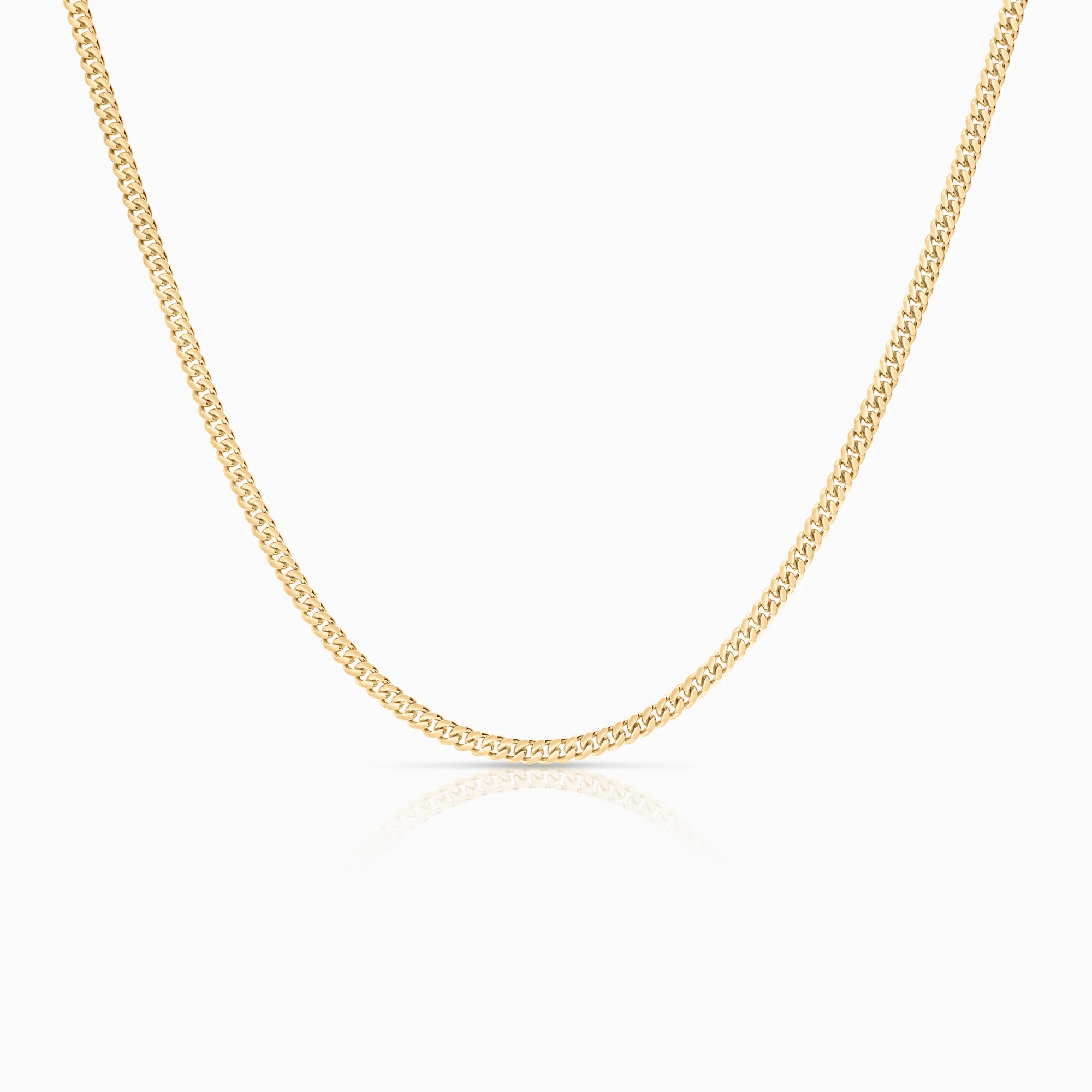 Curb necklace 13.29g 18K gold