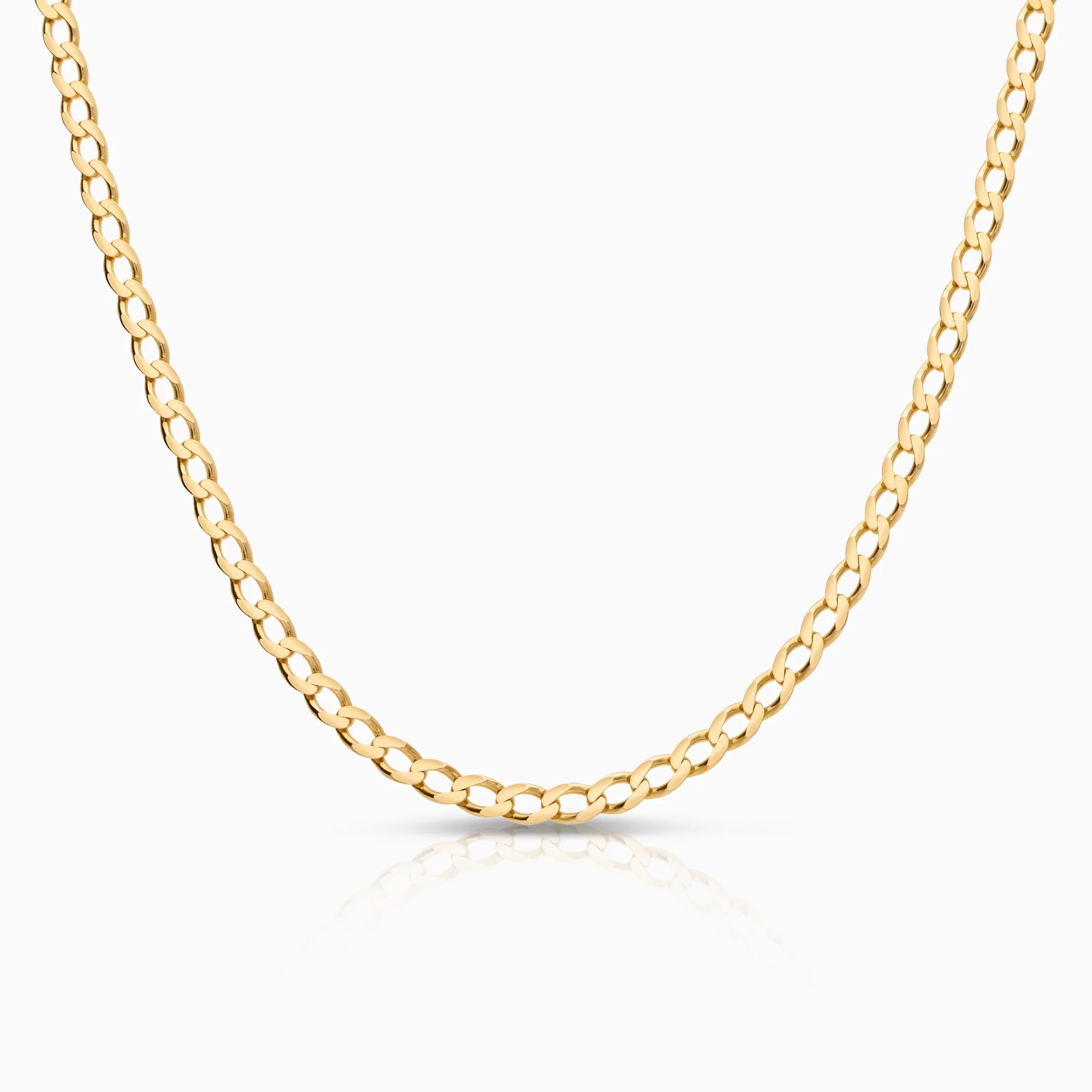 Curb necklace 13.79g 18K gold