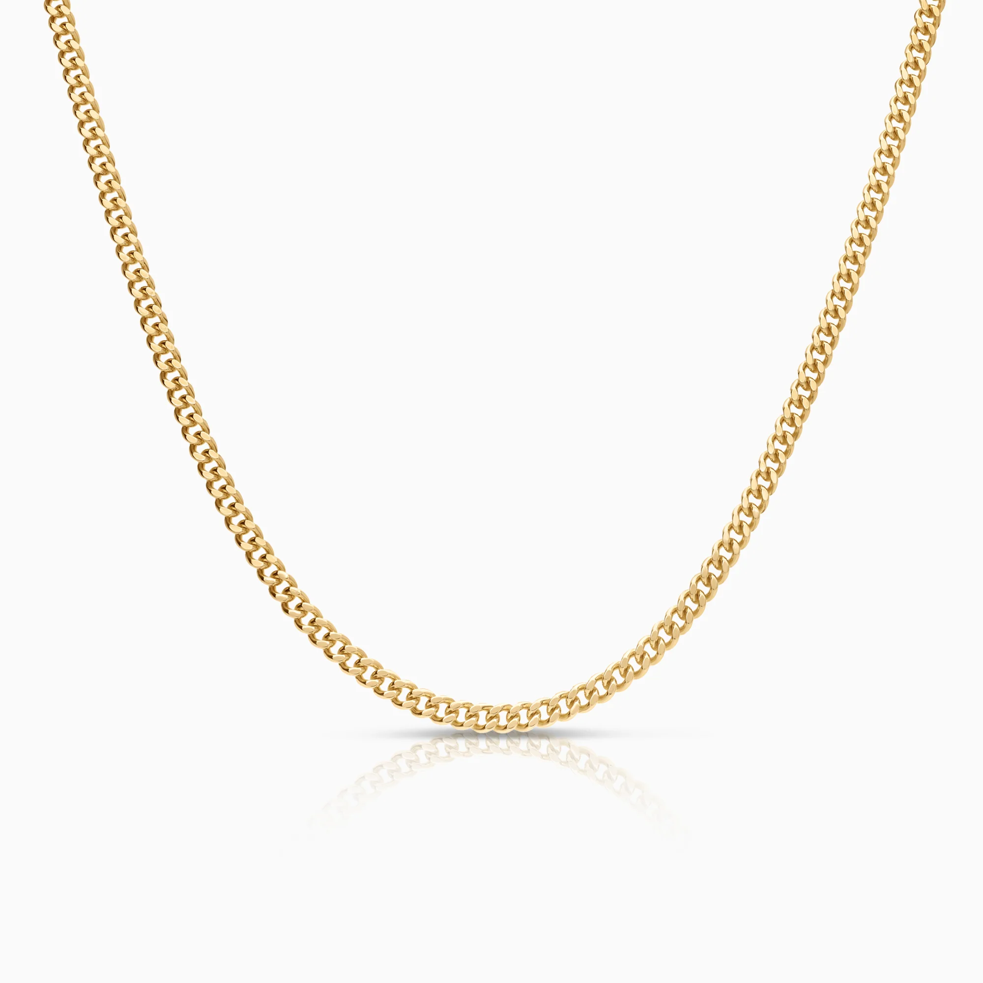 Curb necklace 14.04g 18K gold