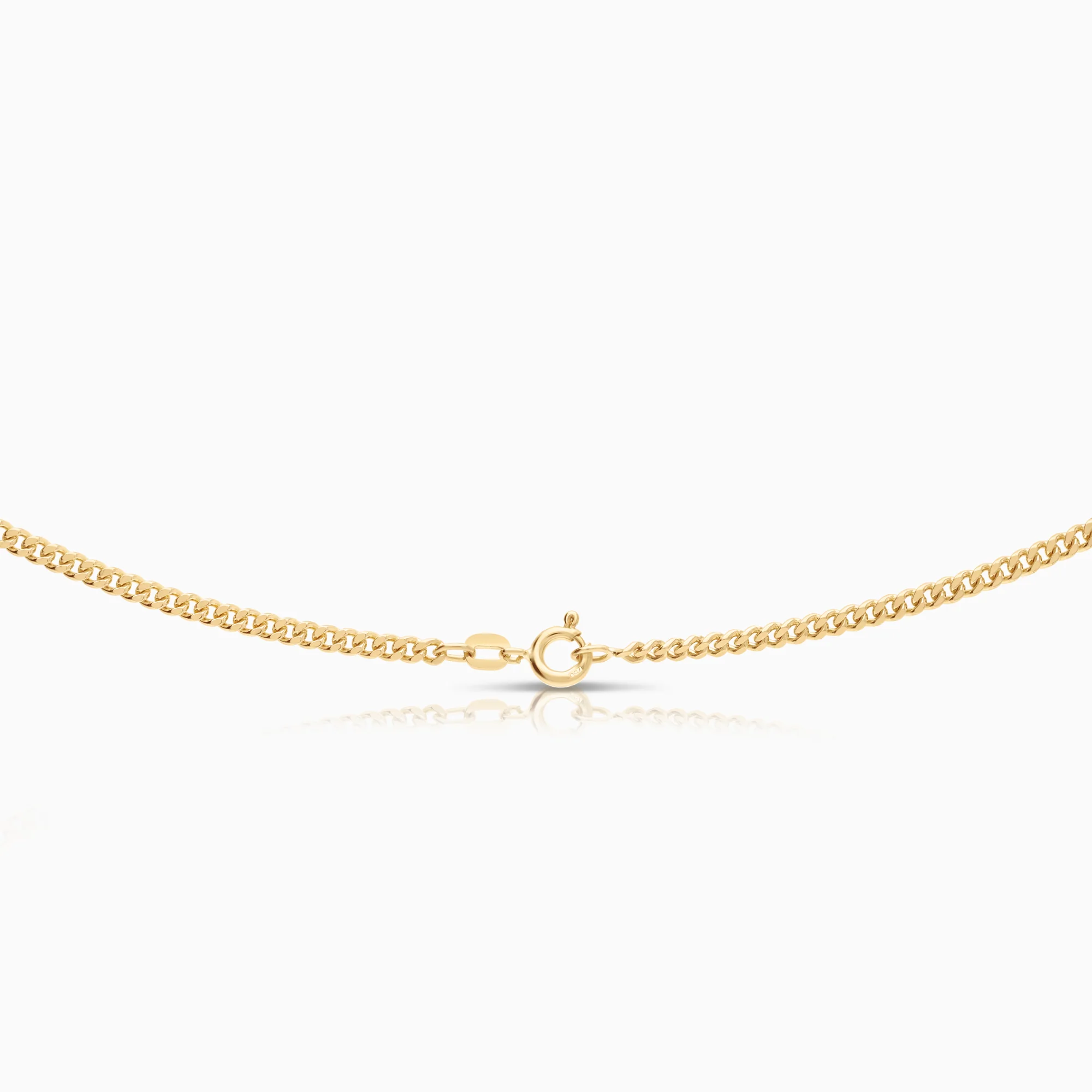Curb necklace 14.10g 18K gold - Image 2