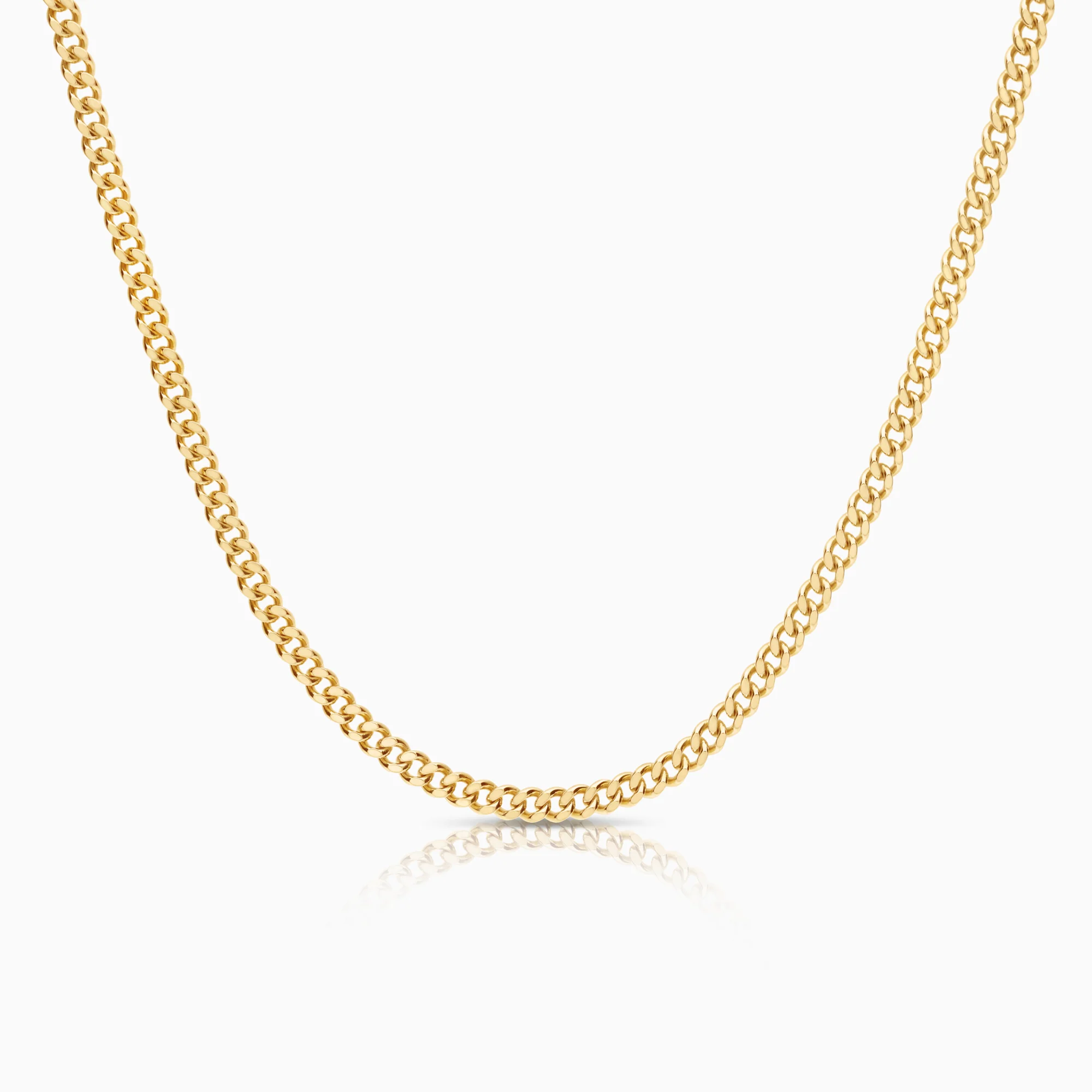 Curb necklace 14.78g 18K gold