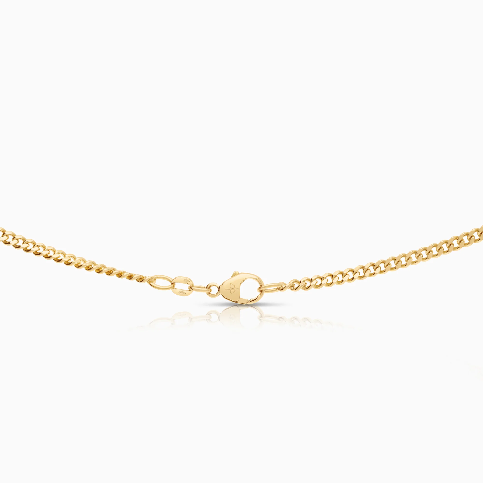 Curb necklace 14.78g 18K gold - Image 2