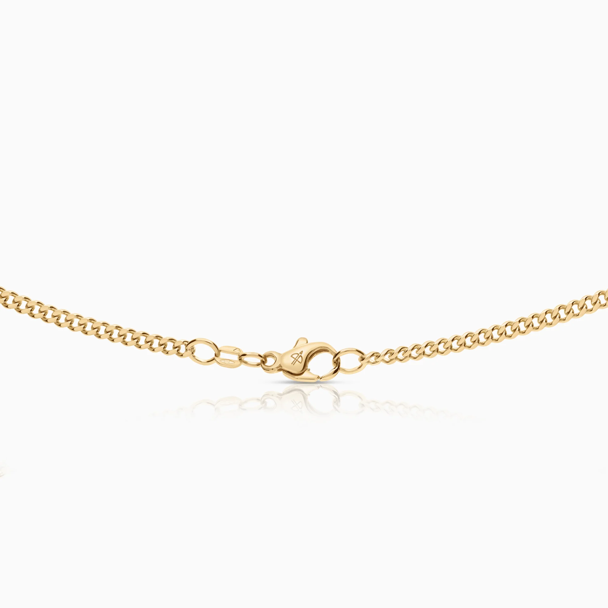 Curb necklace 15.20g 18K gold - Image 2
