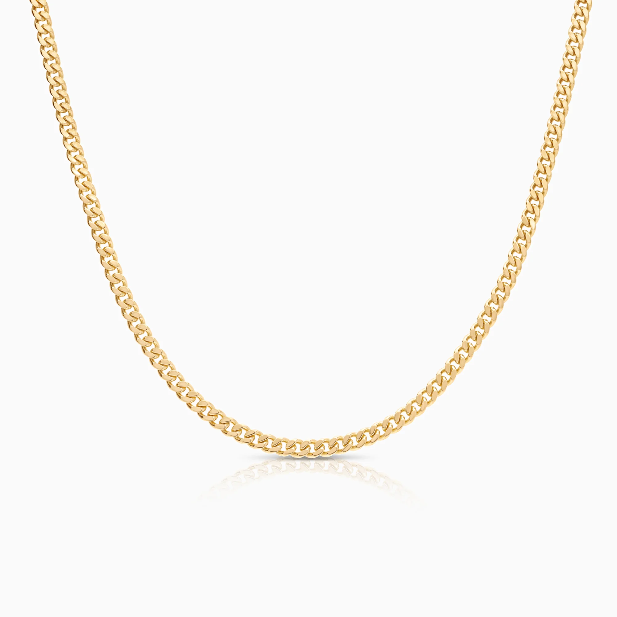 Curb necklace 17.43g 18K gold