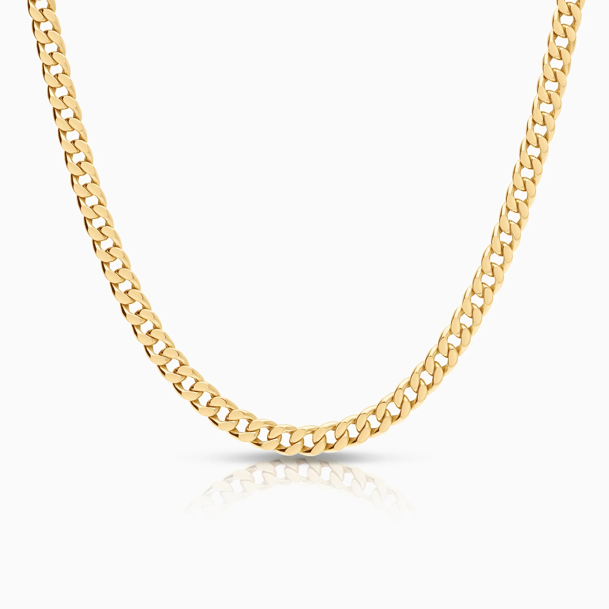 Curb necklace 18.07g 18K gold