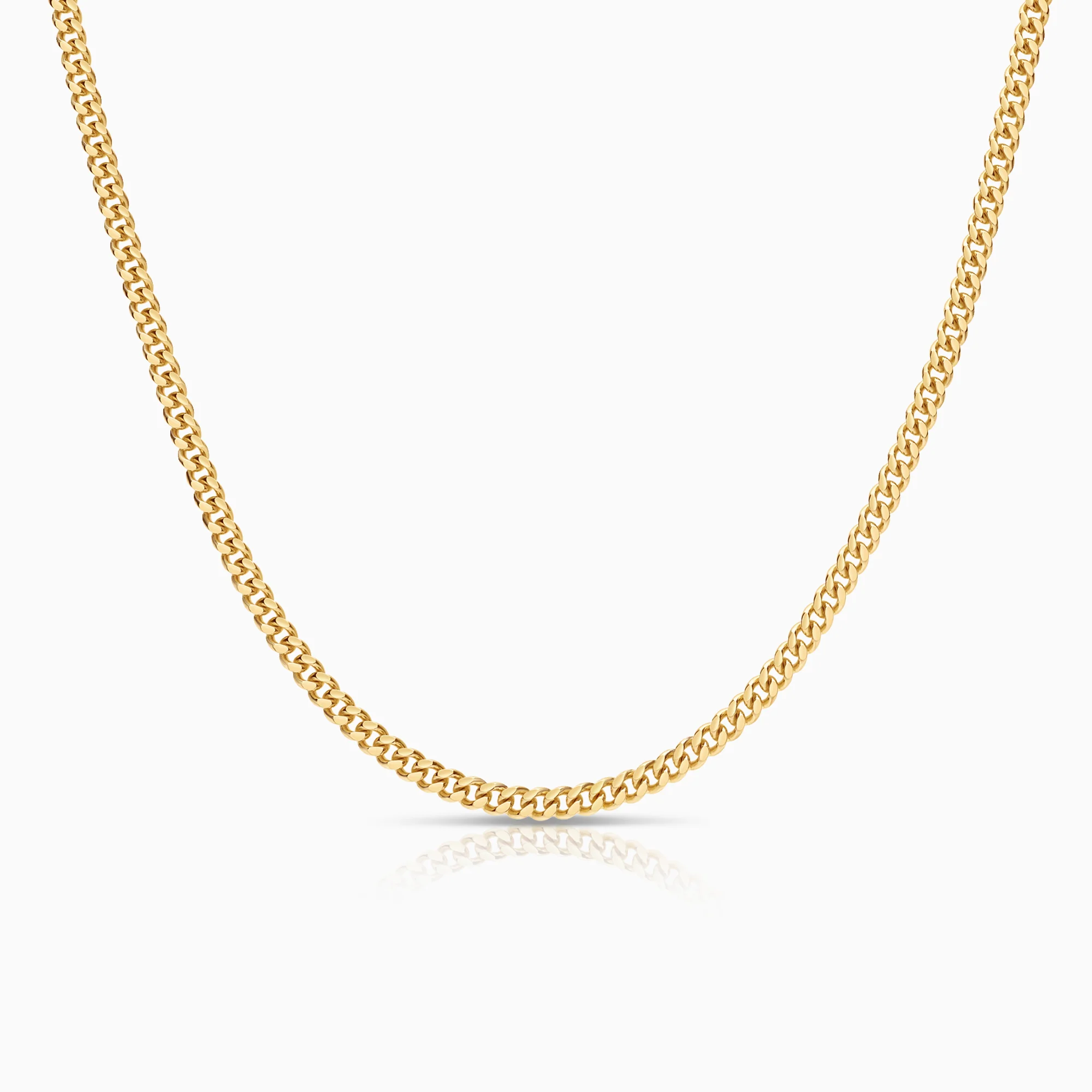 Curb necklace 18.30g 18K gold