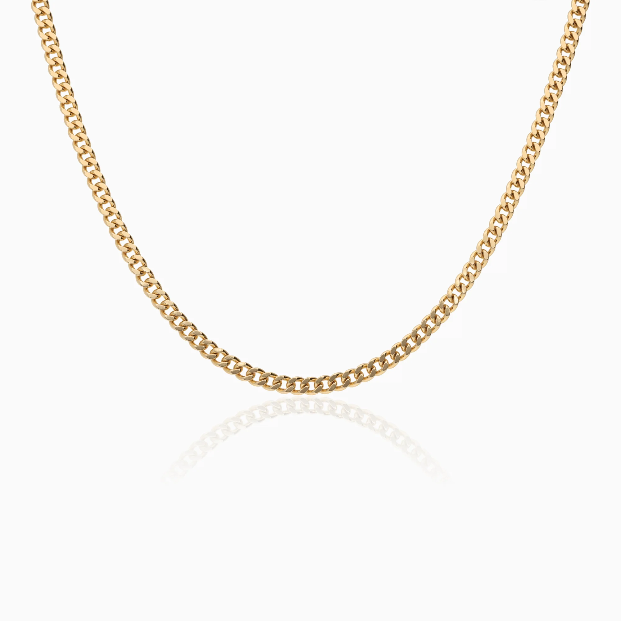 Curb necklace 18.85g 18K gold