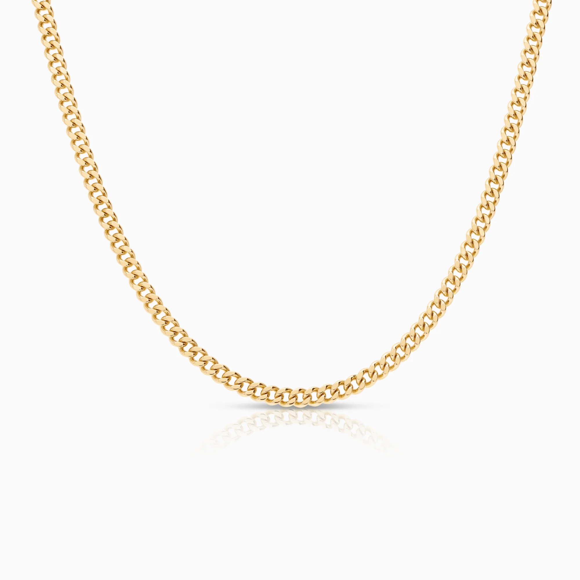 Curb necklace 22.35g 18K gold