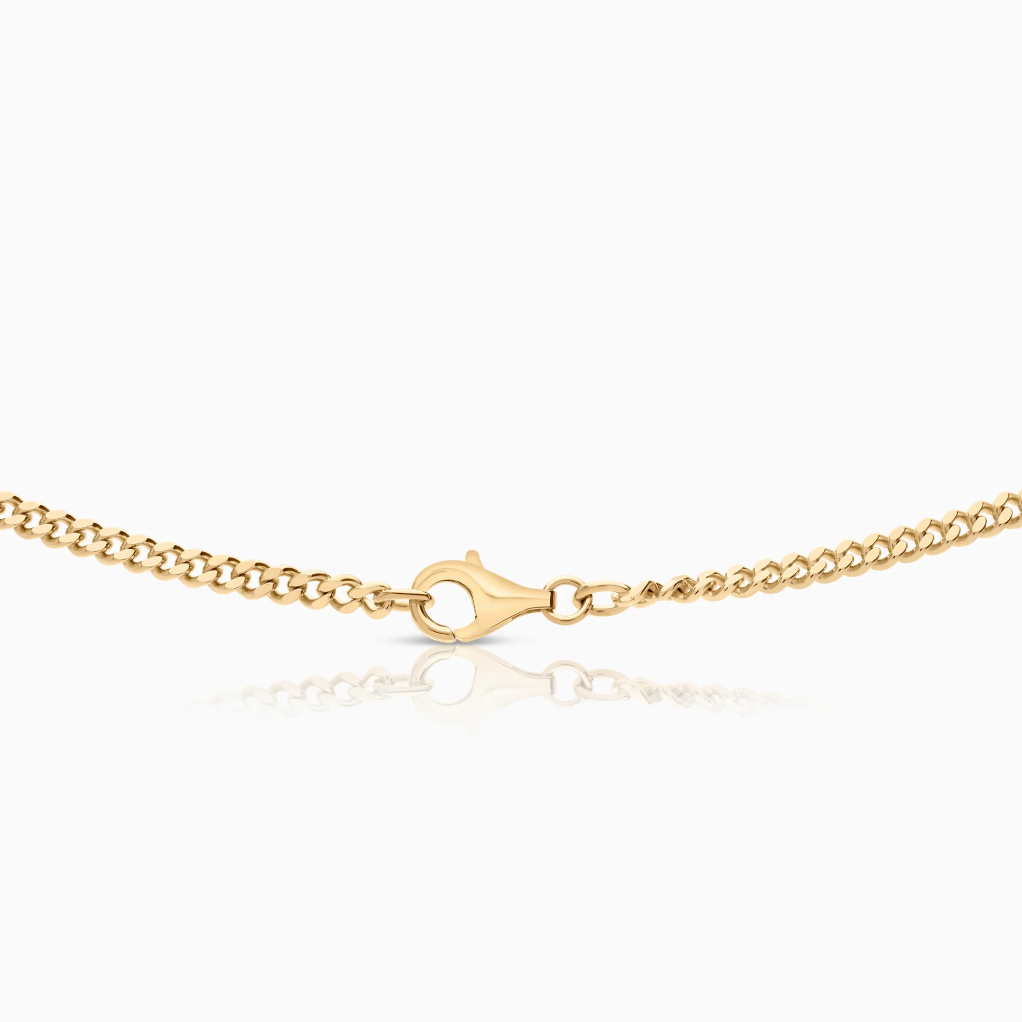 Curb necklace 22.35g 18K gold - Image 2
