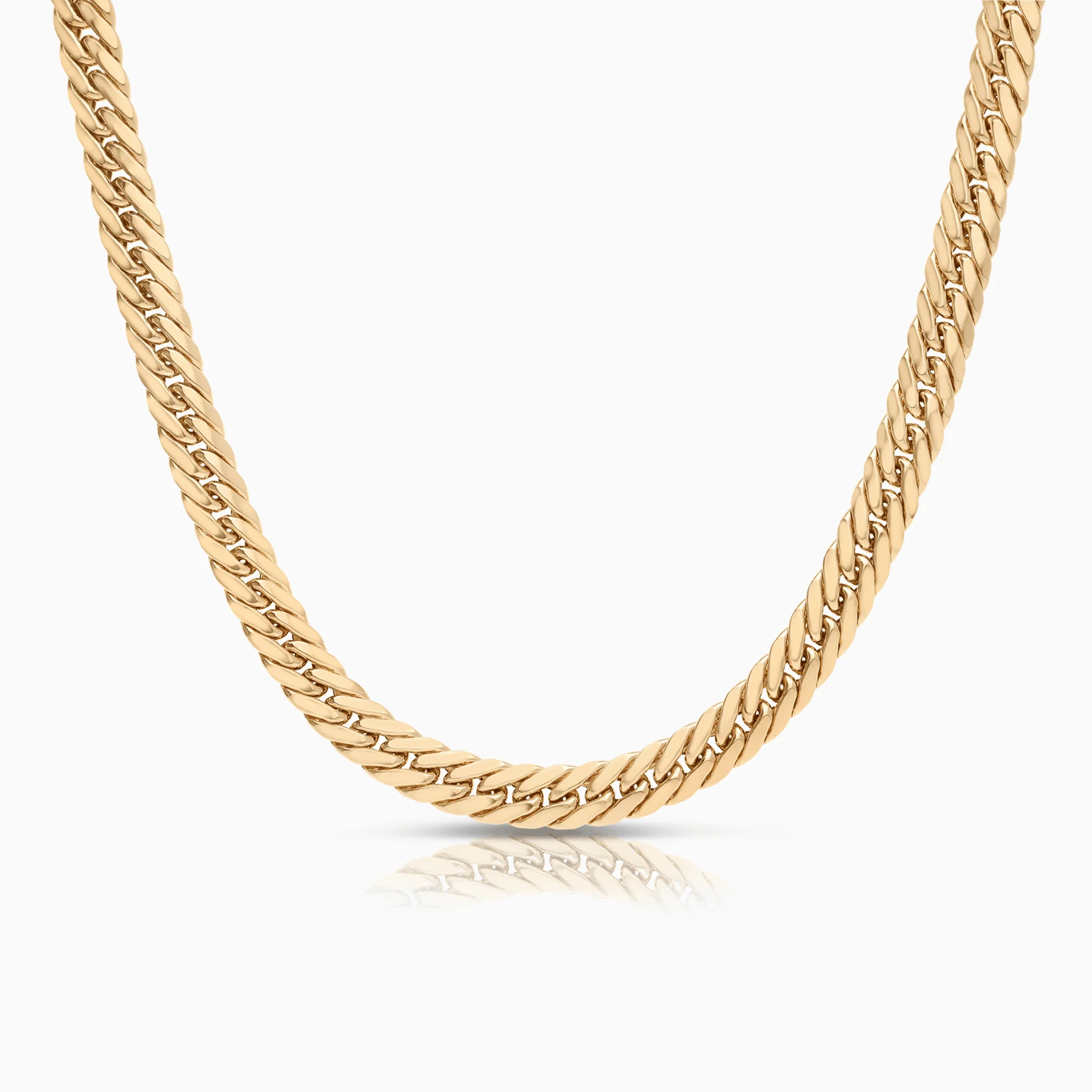 Curb necklace 22.40g 18K gold