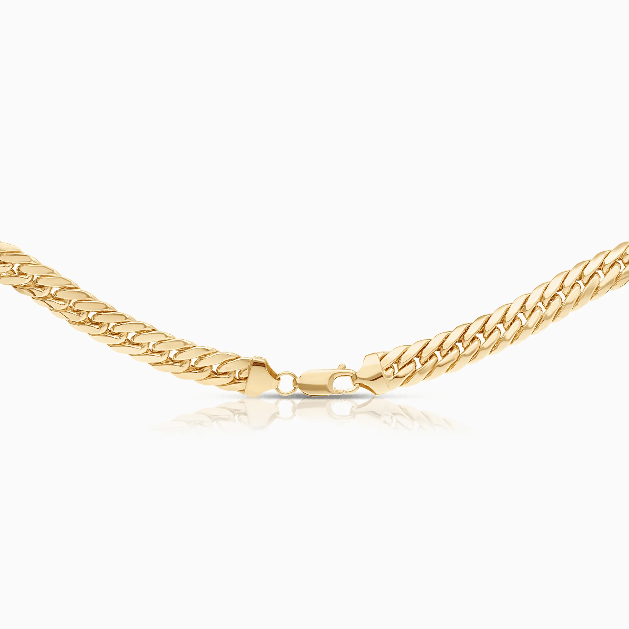 Curb necklace 22.40g 18K gold - Image 2
