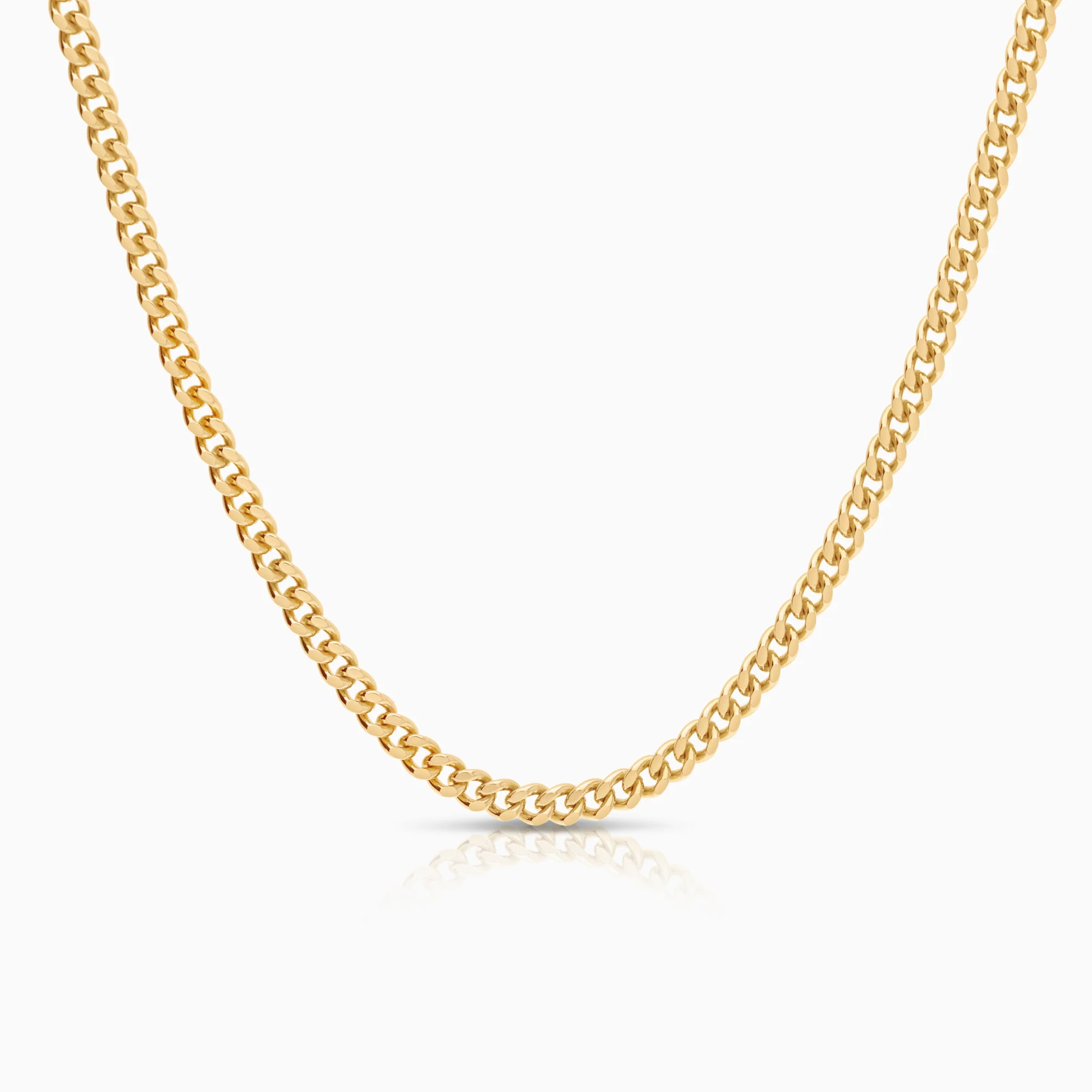 Curb necklace 23.67g 18K gold