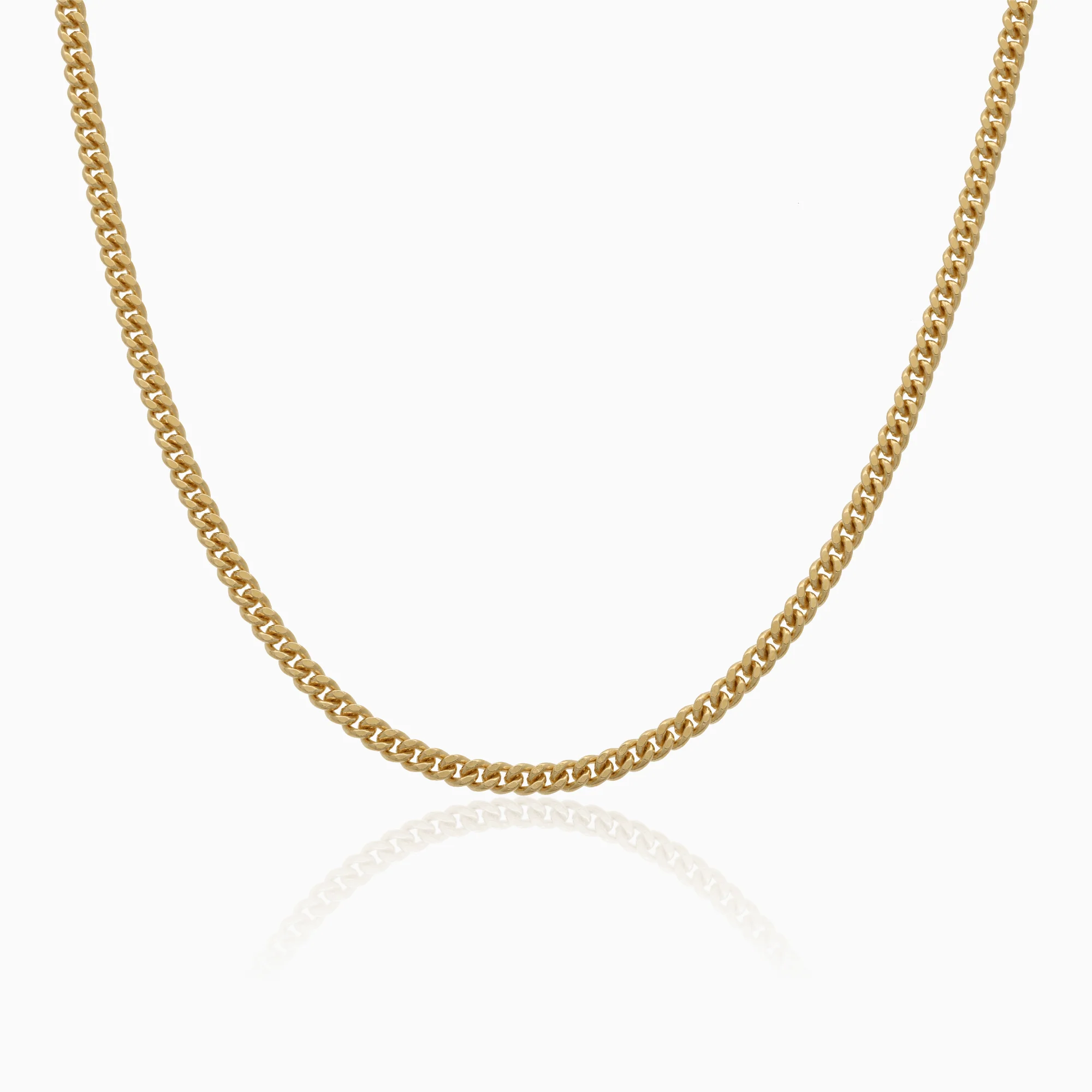 Curb necklace 23.8g 18K gold