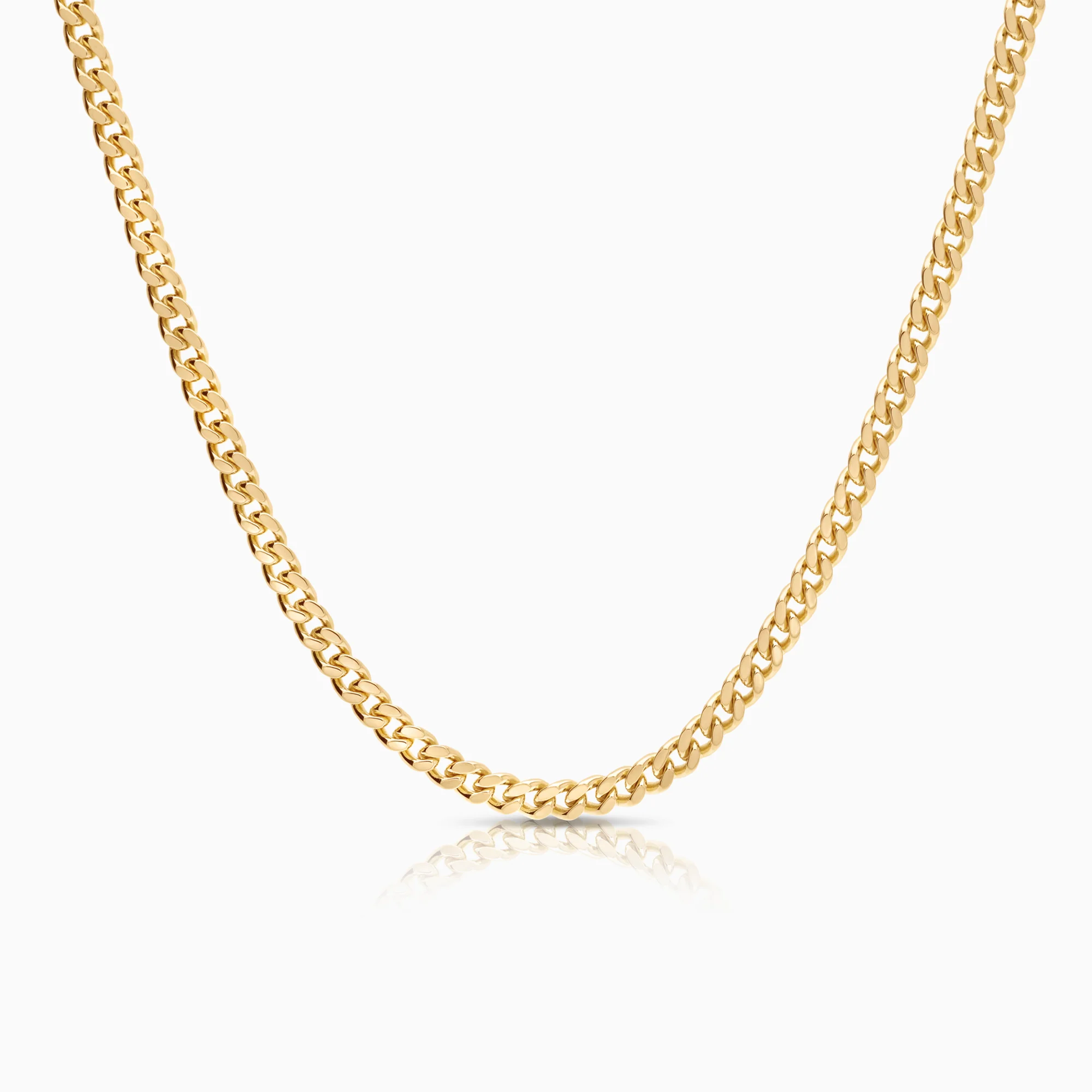 Curb necklace 24.82g 18K gold